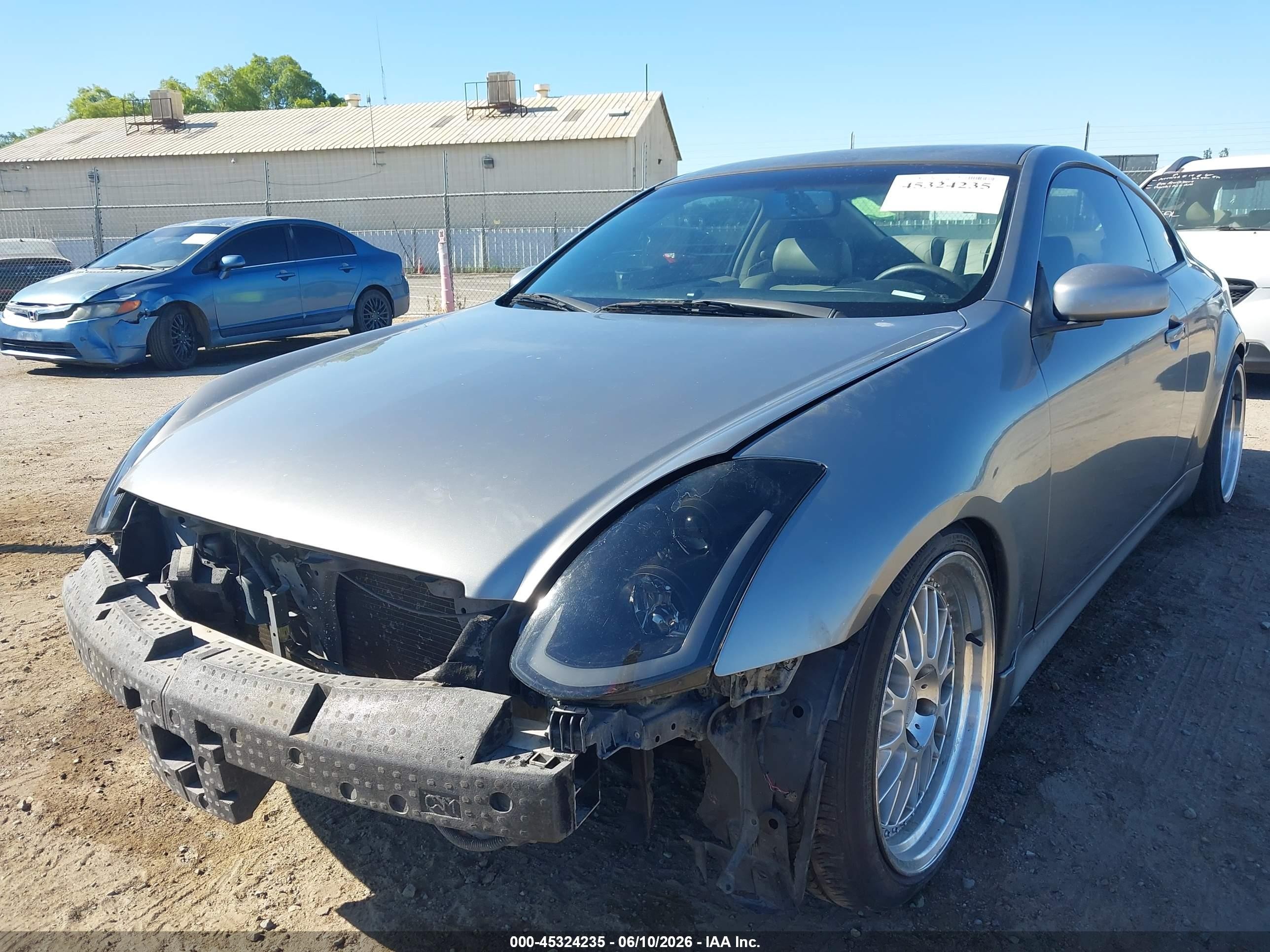 2007 Infiniti G35   Серый vin: JNKCV54E47M905568