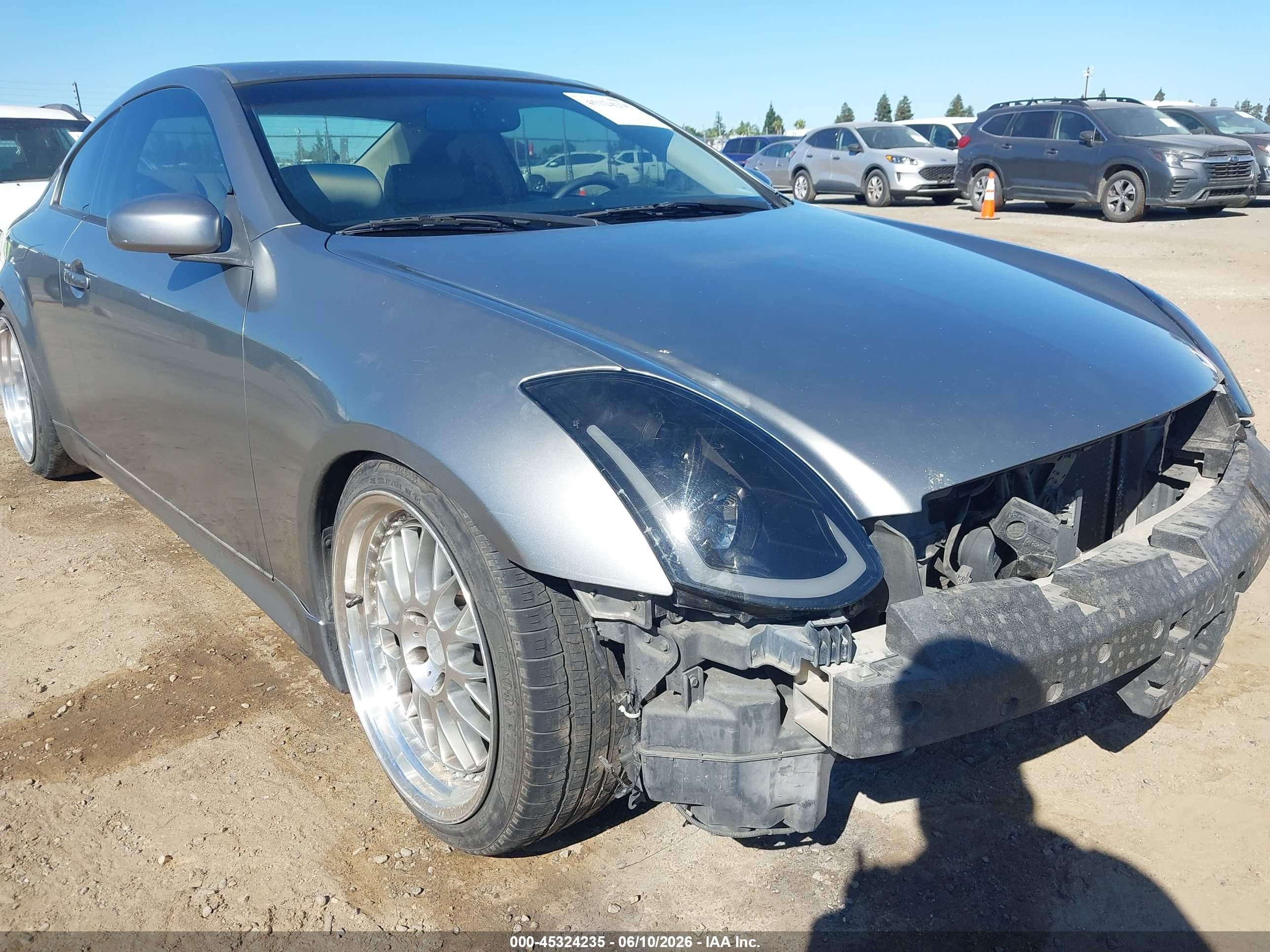 2007 Infiniti G35   Серый vin: JNKCV54E47M905568