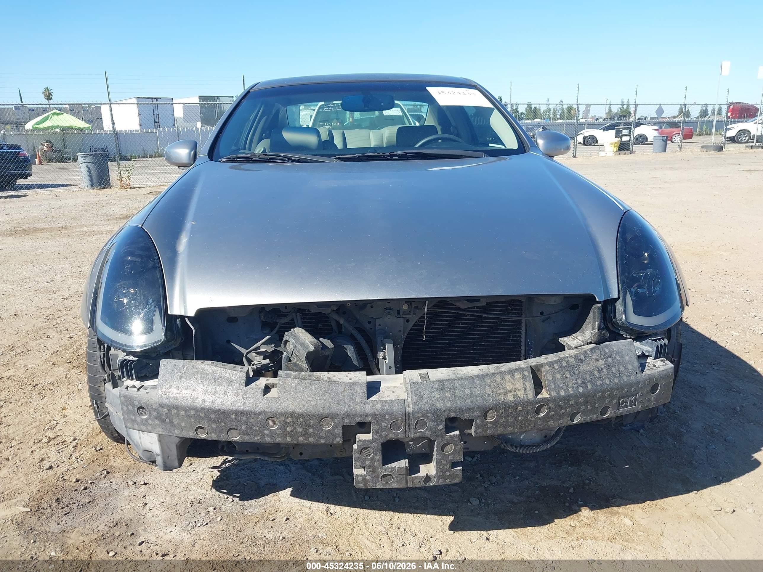 2007 Infiniti G35   Серый vin: JNKCV54E47M905568
