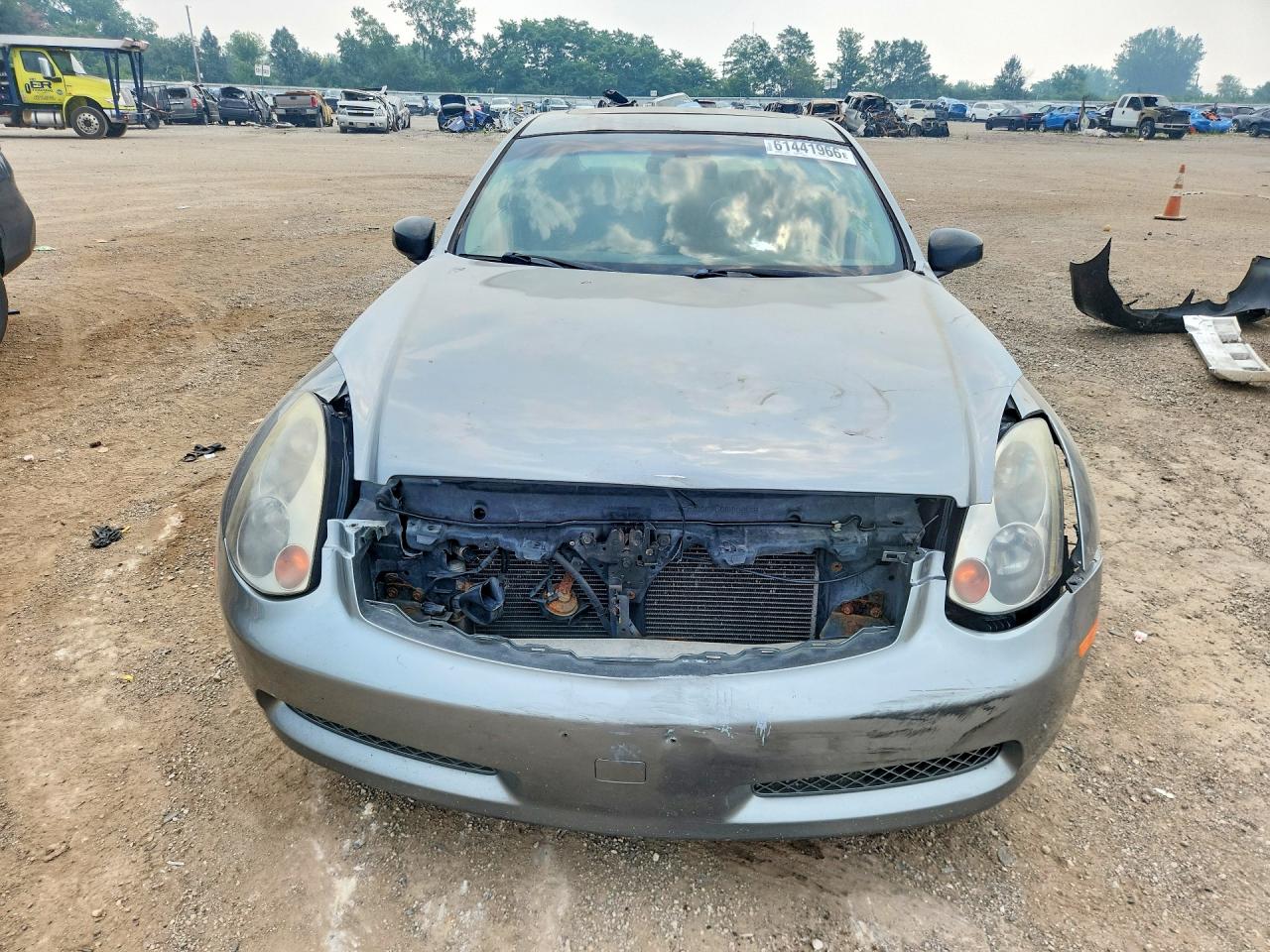 2004 Infiniti G35 Base Серебряный vin: JNKCV54E54M817883