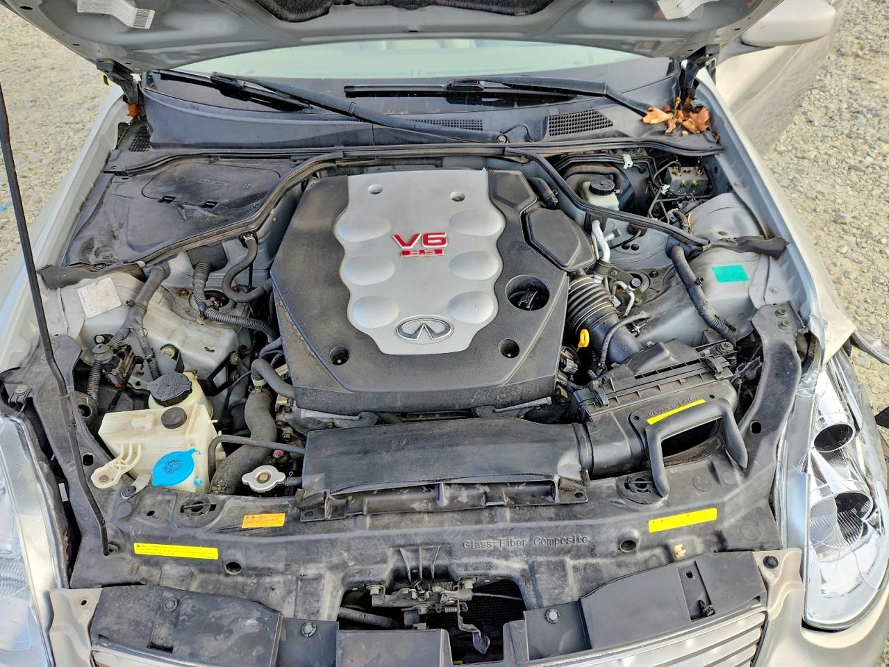 2004 Infiniti G35 Base Серебряный vin: JNKCV54E54M824705