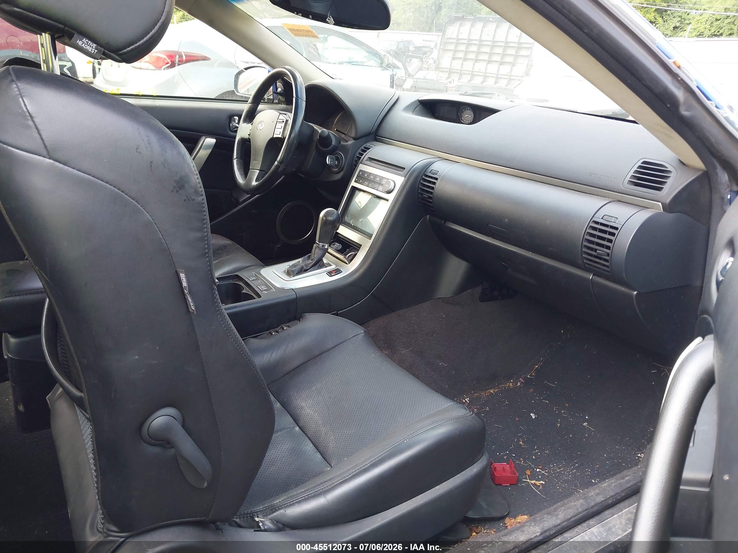 2005 Infiniti G35   Blue vin: JNKCV54E55M401205
