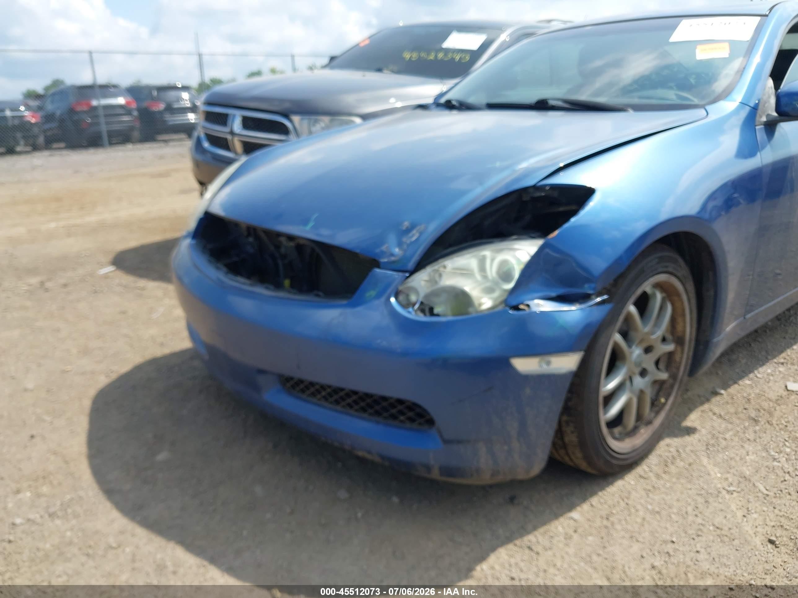 2005 Infiniti G35   Blue vin: JNKCV54E55M401205