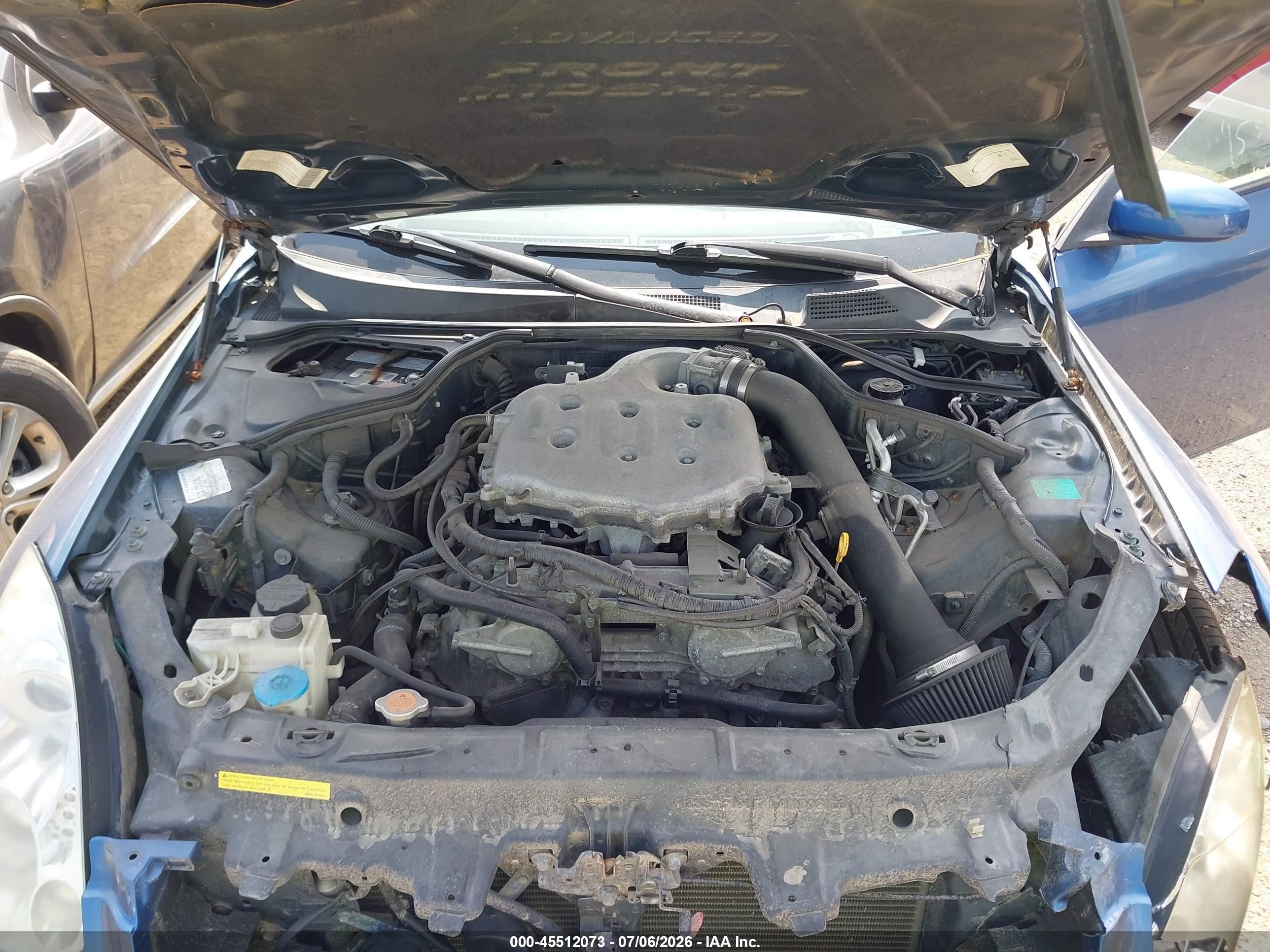 2005 Infiniti G35   Blue vin: JNKCV54E55M401205