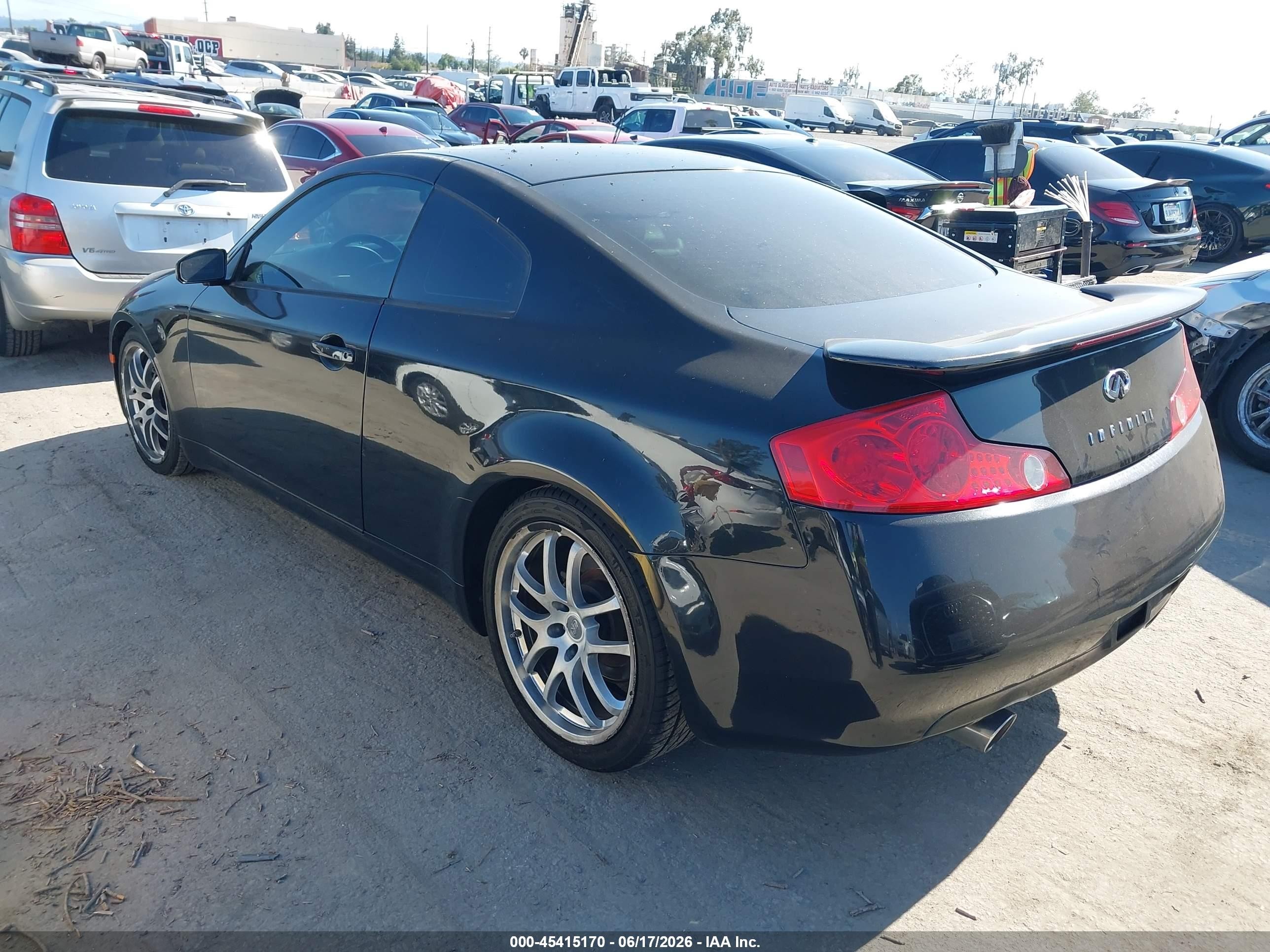 2005 Infiniti G35   Black vin: JNKCV54E55M420739