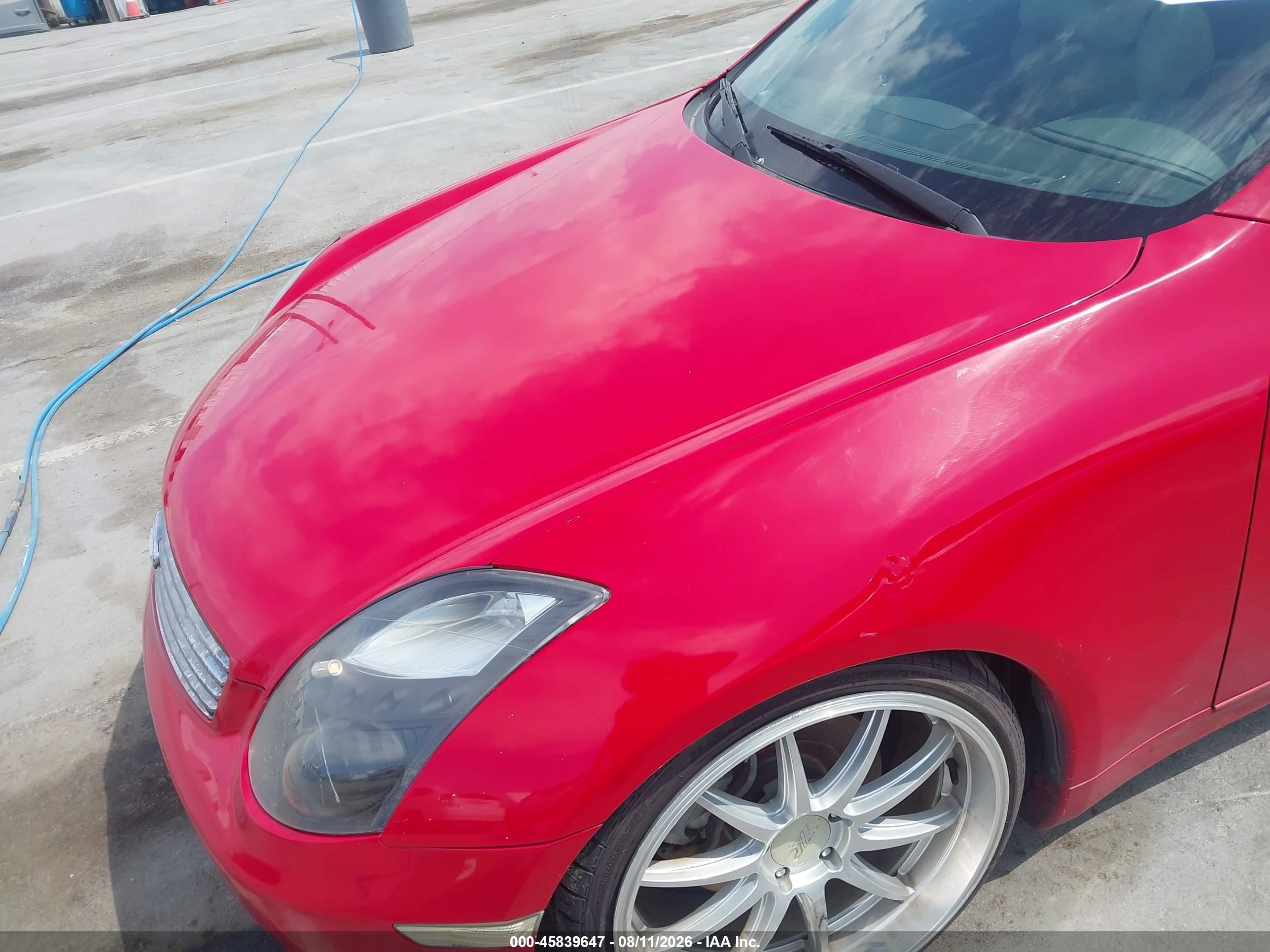 2006 Infiniti G35 Red vin: JNKCV54E56M712067