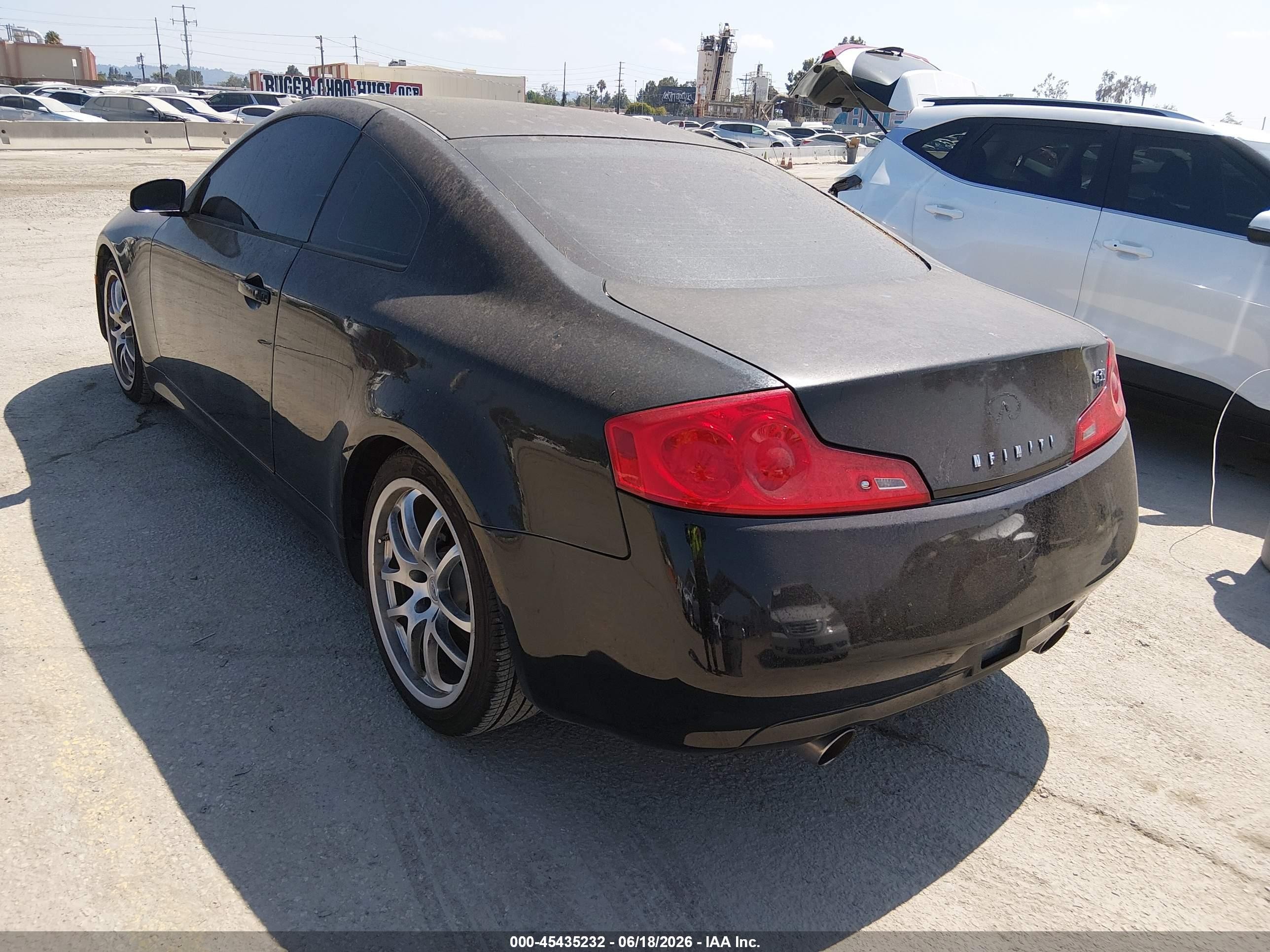 2006 Infiniti G35   Black vin: JNKCV54E56M712411