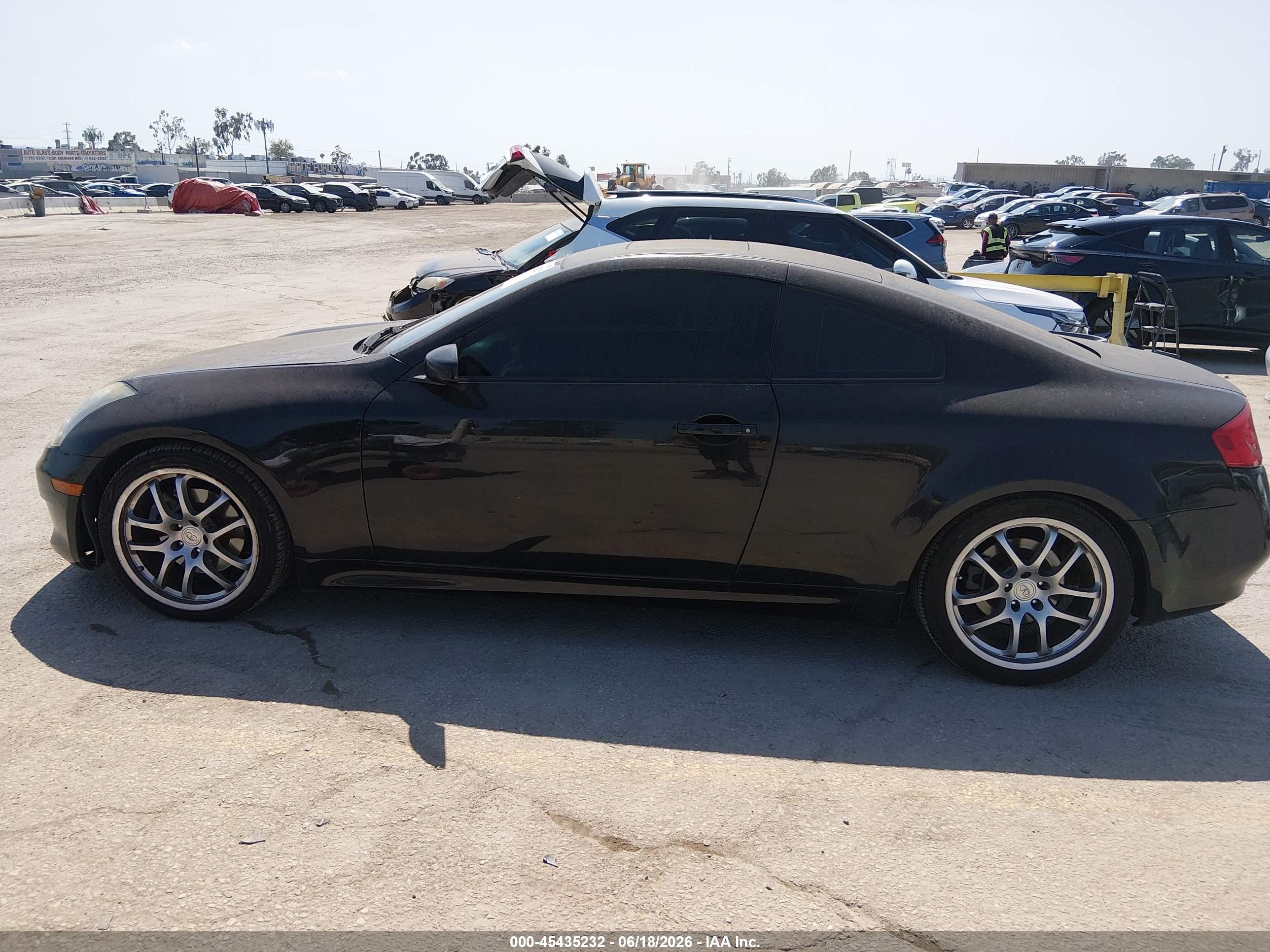 2006 Infiniti G35   Black vin: JNKCV54E56M712411