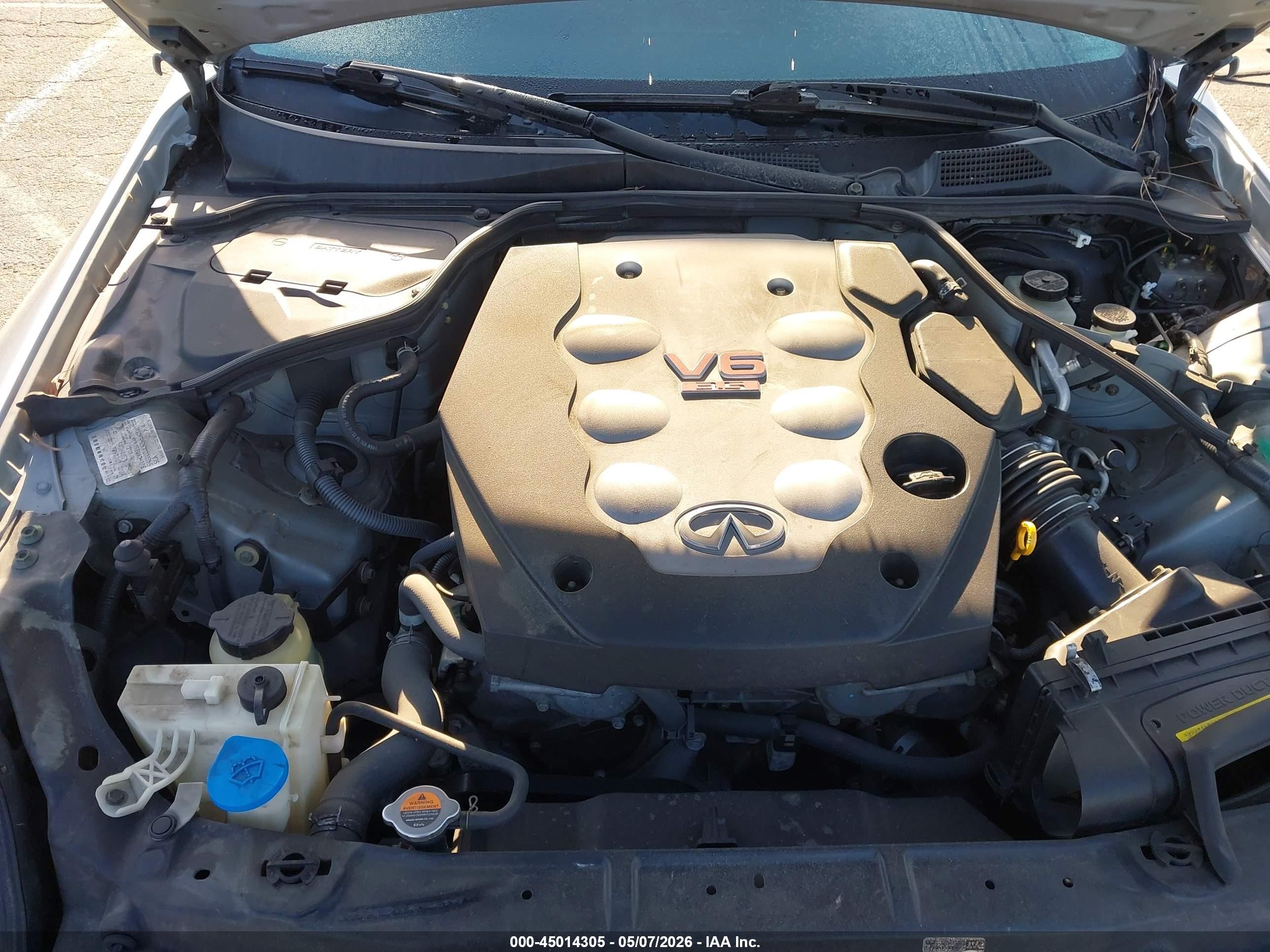 2003 Infiniti G35 Base W/6 Speed Manual Silver vin: JNKCV54E63M208865