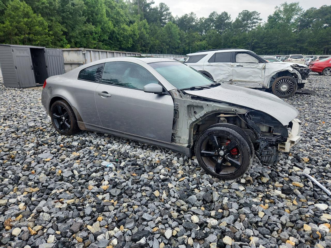 2003 Infiniti G35 Base Gray vin: JNKCV54E63M209708