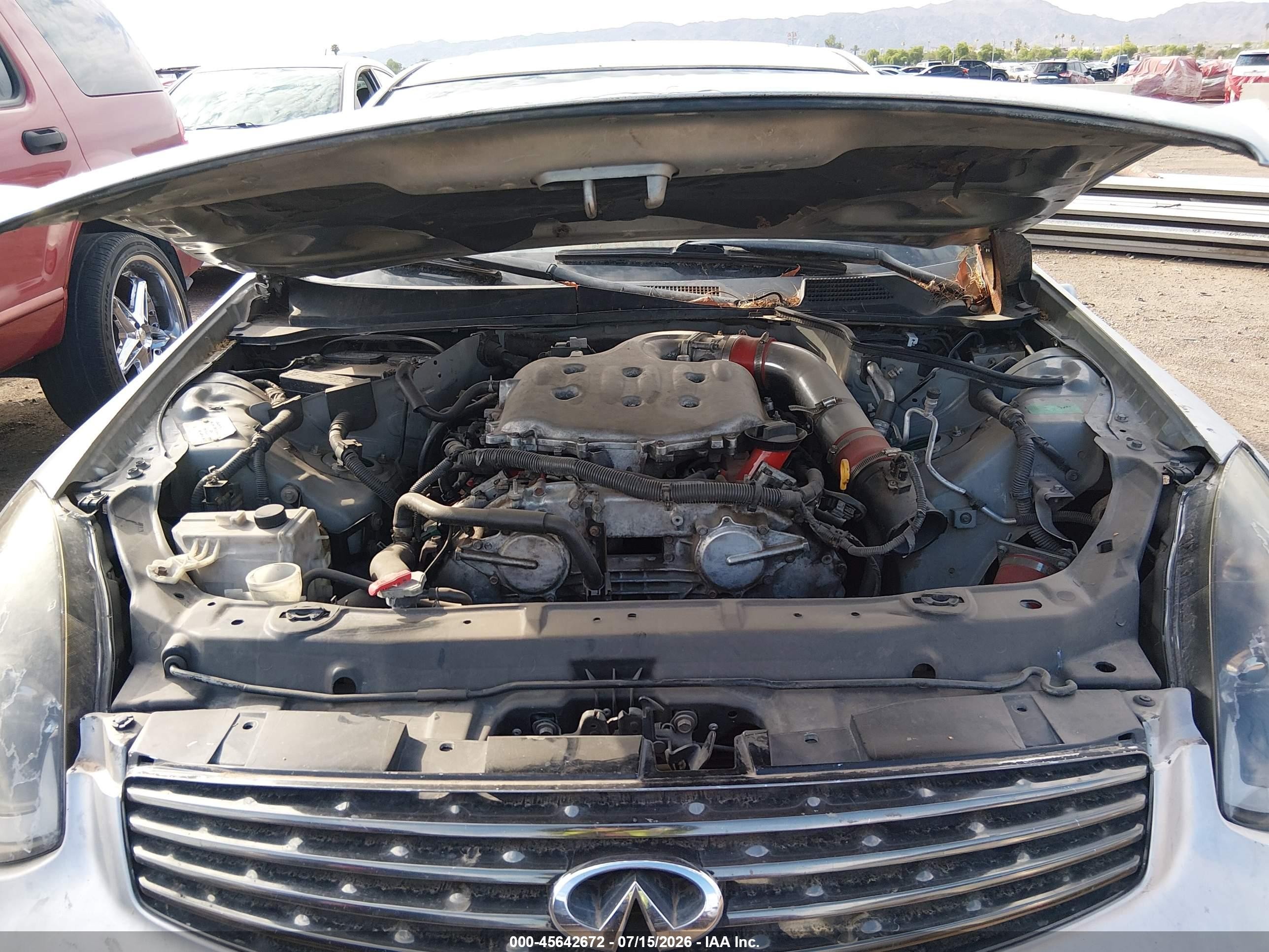 2003 Infiniti G35 Base W/leather Серебряный vin: JNKCV54E63M225293