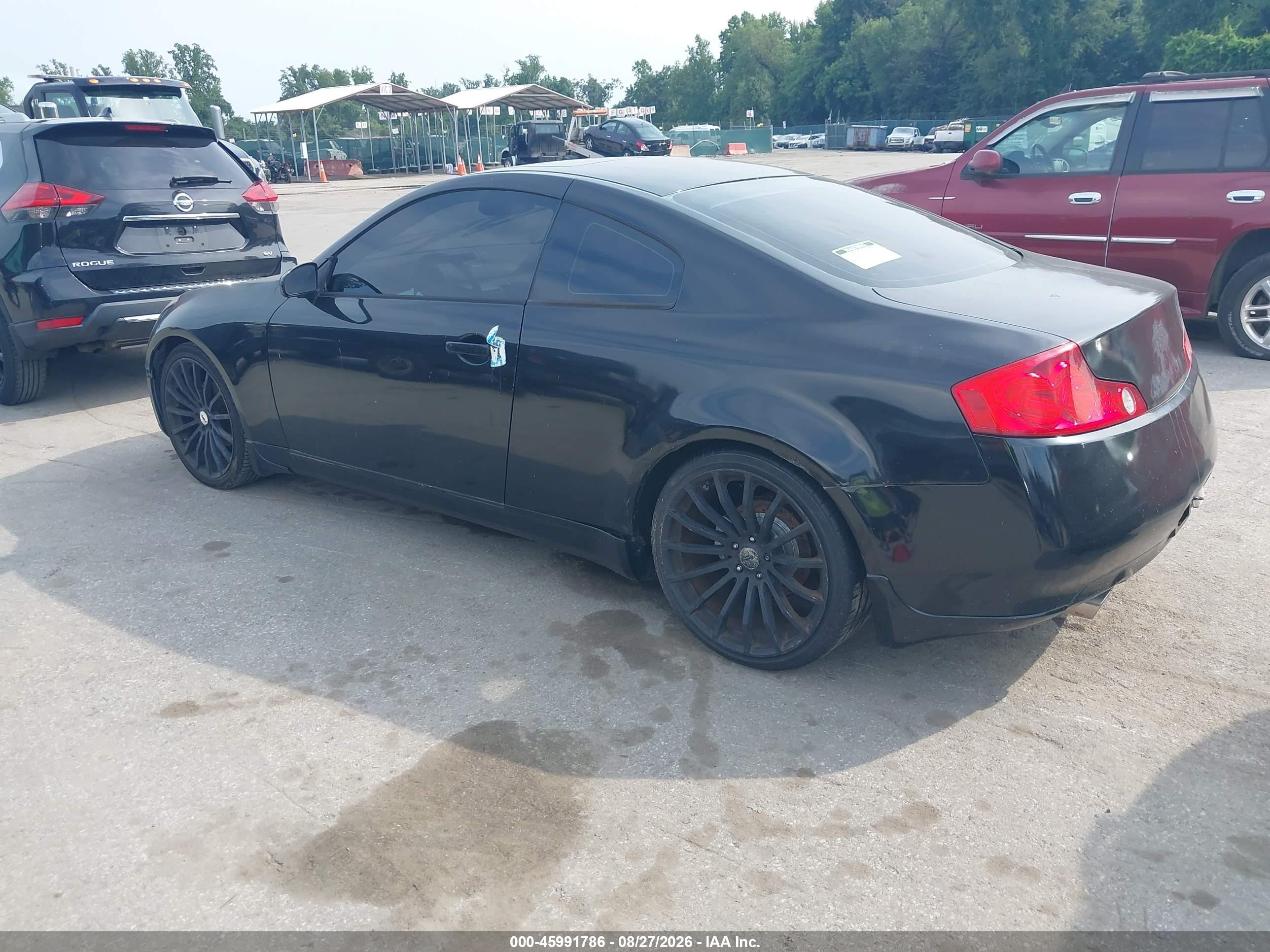 2004 Infiniti G35   Black vin: JNKCV54E64M306232