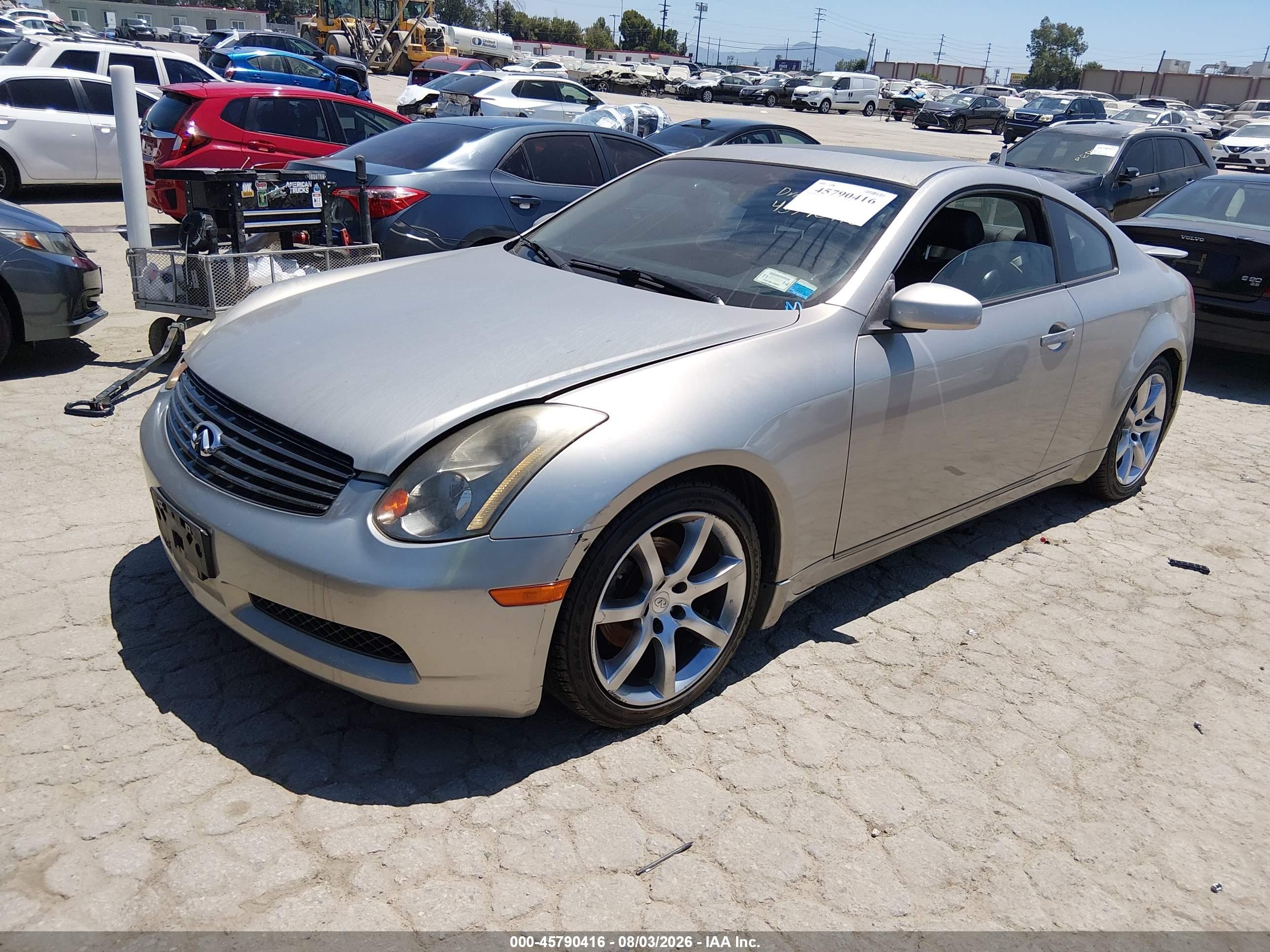 2004 Infiniti G35   Silver vin: JNKCV54E64M819786