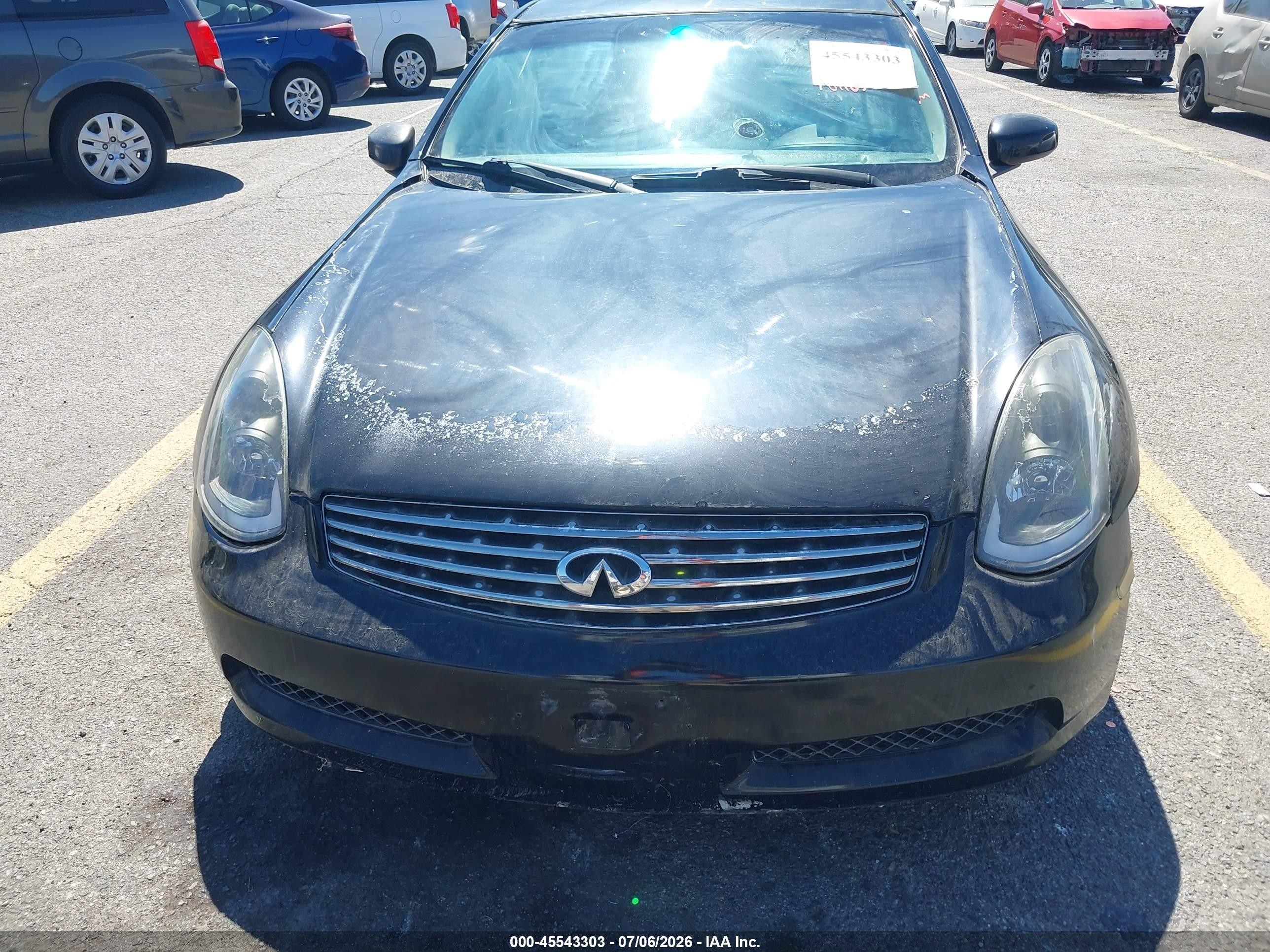 2005 Infiniti G35   Black vin: JNKCV54E65M422192