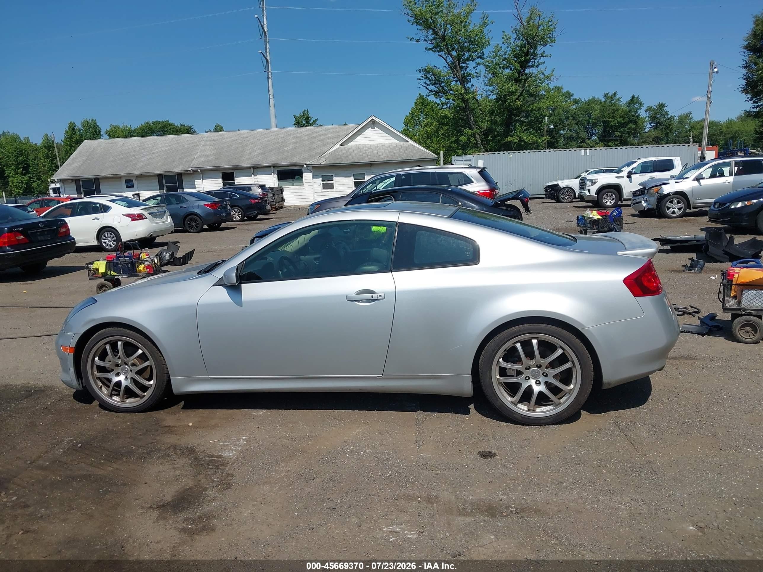 2006 Infiniti G35   Silver vin: JNKCV54E66M711171