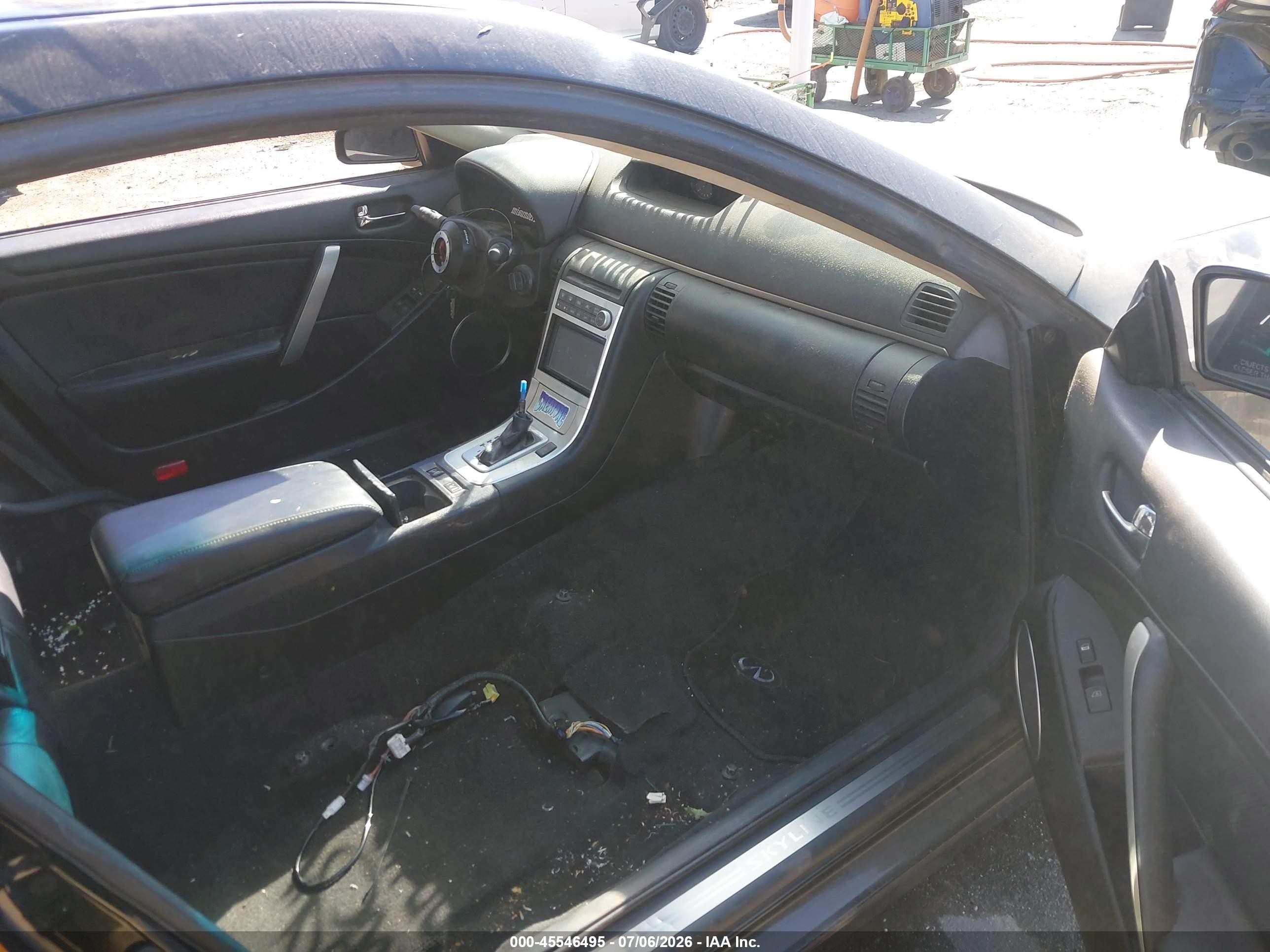 2006 Infiniti G35   Black vin: JNKCV54E66M714443