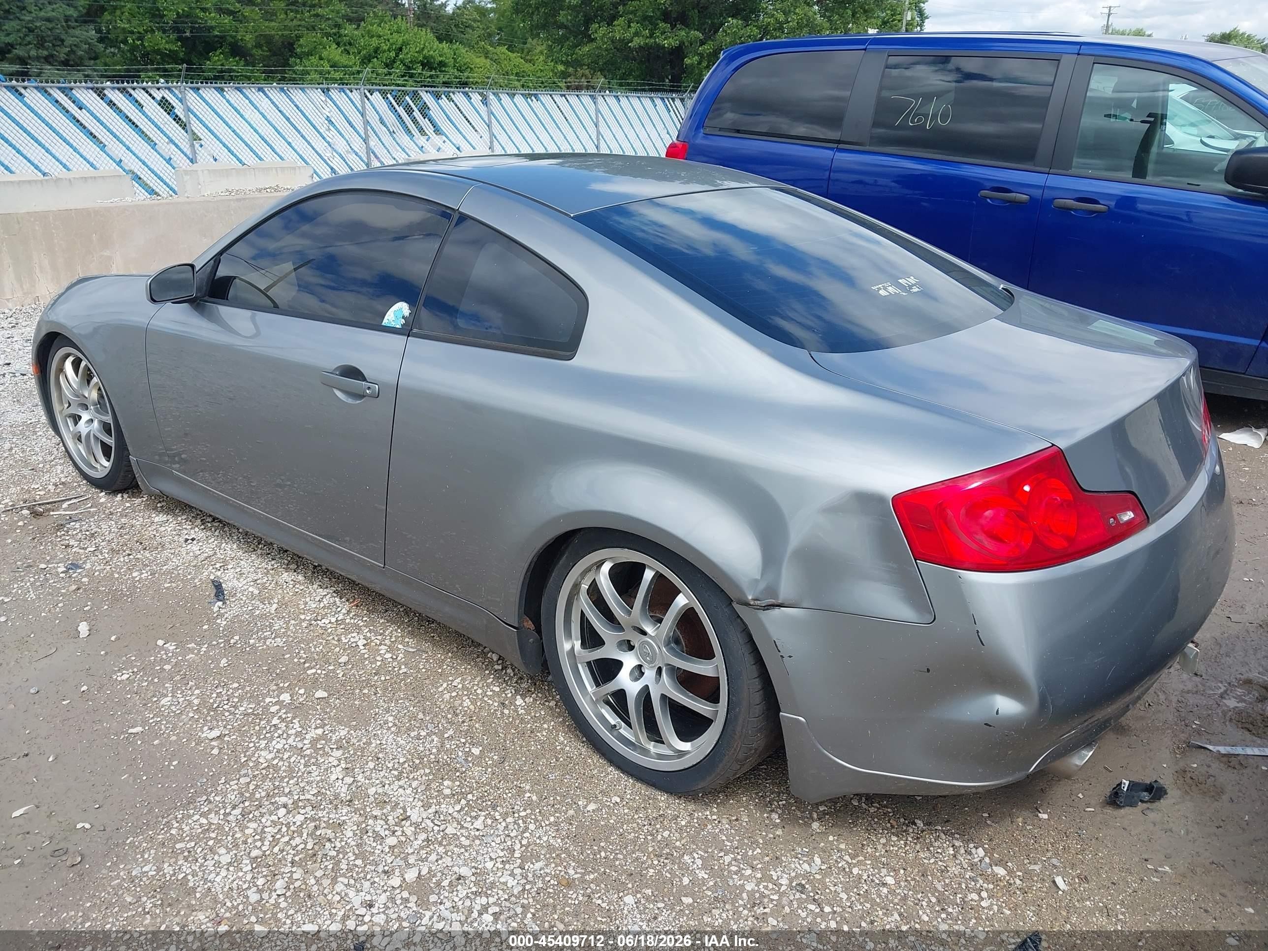 2006 Infiniti G35   Gray vin: JNKCV54E66M715771