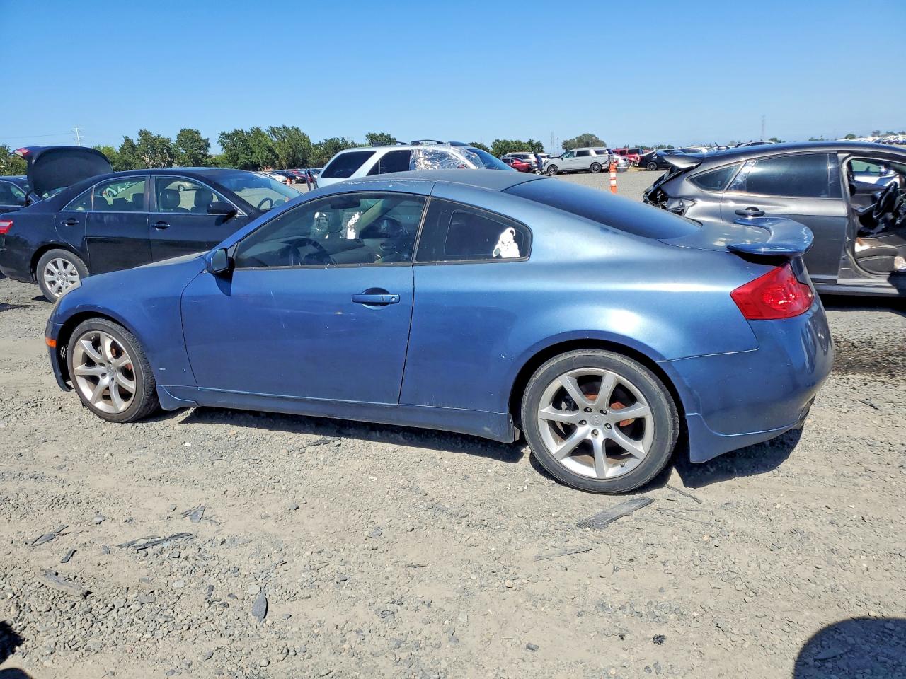 2007 Infiniti G35 Base Blue vin: JNKCV54E67M904387