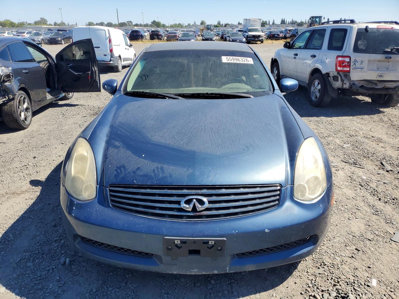 2007 Infiniti G35 Base Blue vin: JNKCV54E67M904387