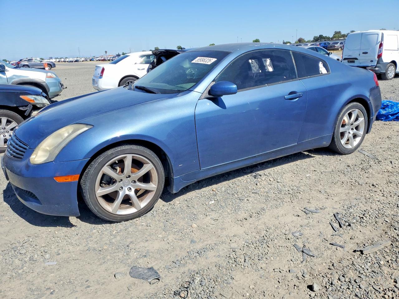 2007 Infiniti G35 Base Blue vin: JNKCV54E67M904387