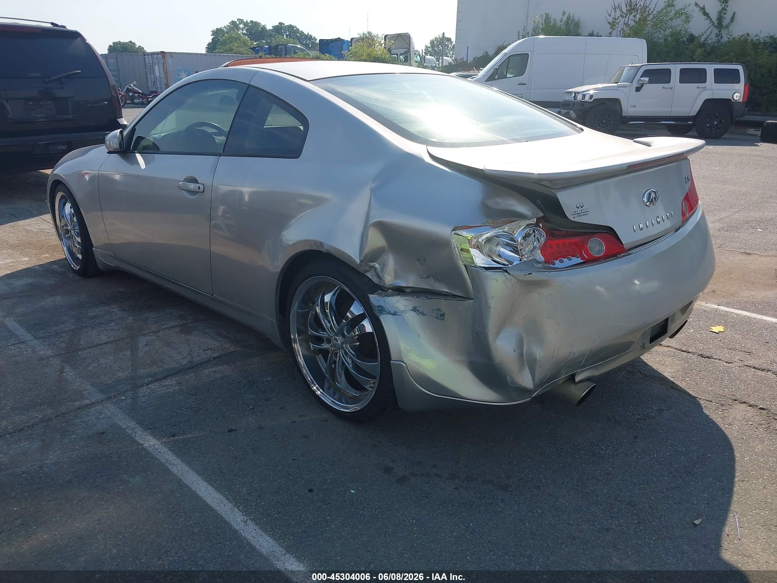2003 Infiniti G35 Base W/leather Silver vin: JNKCV54E73M201357