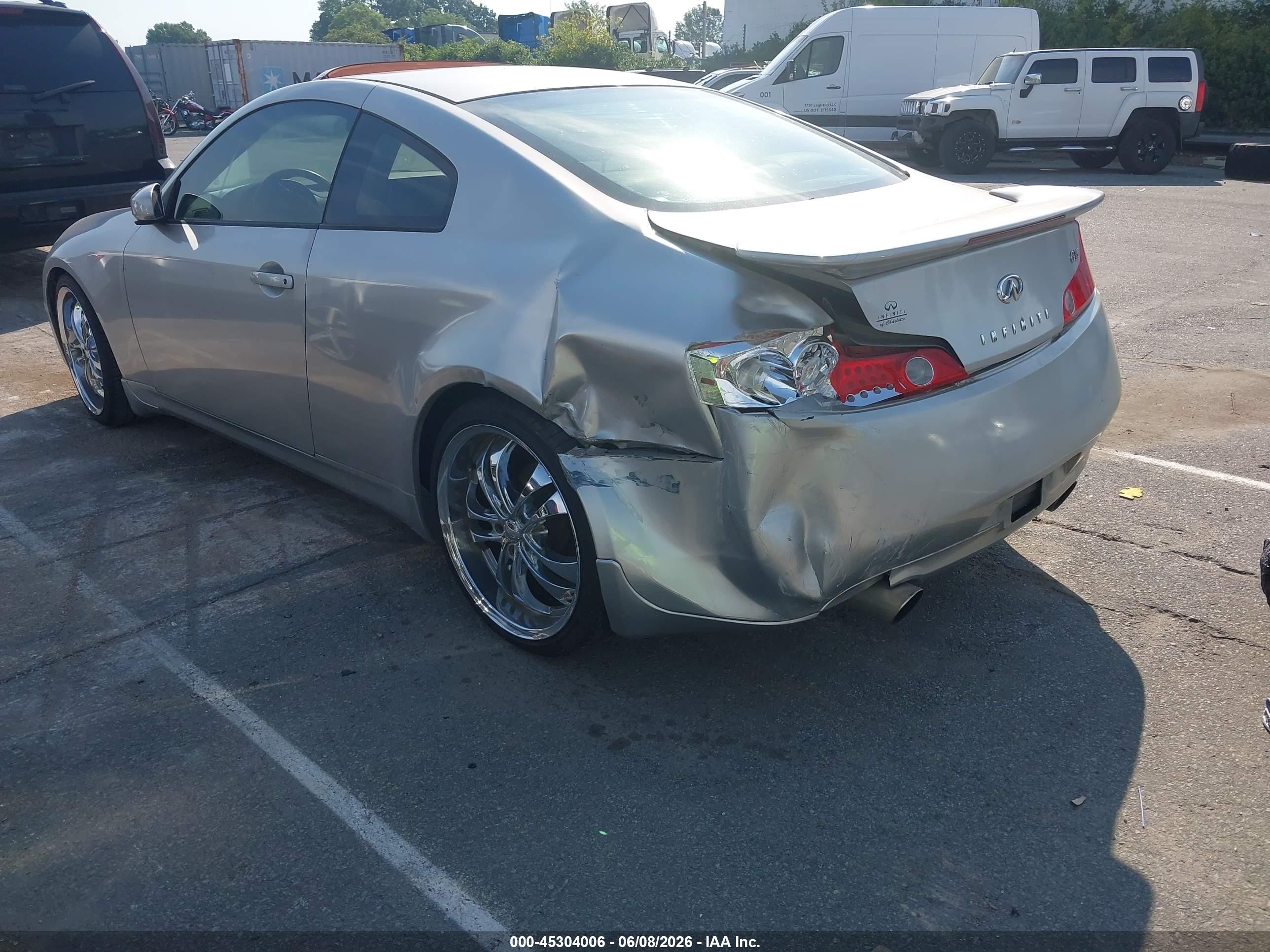 2003 Infiniti G35 Base W/leather Silver vin: JNKCV54E73M201357