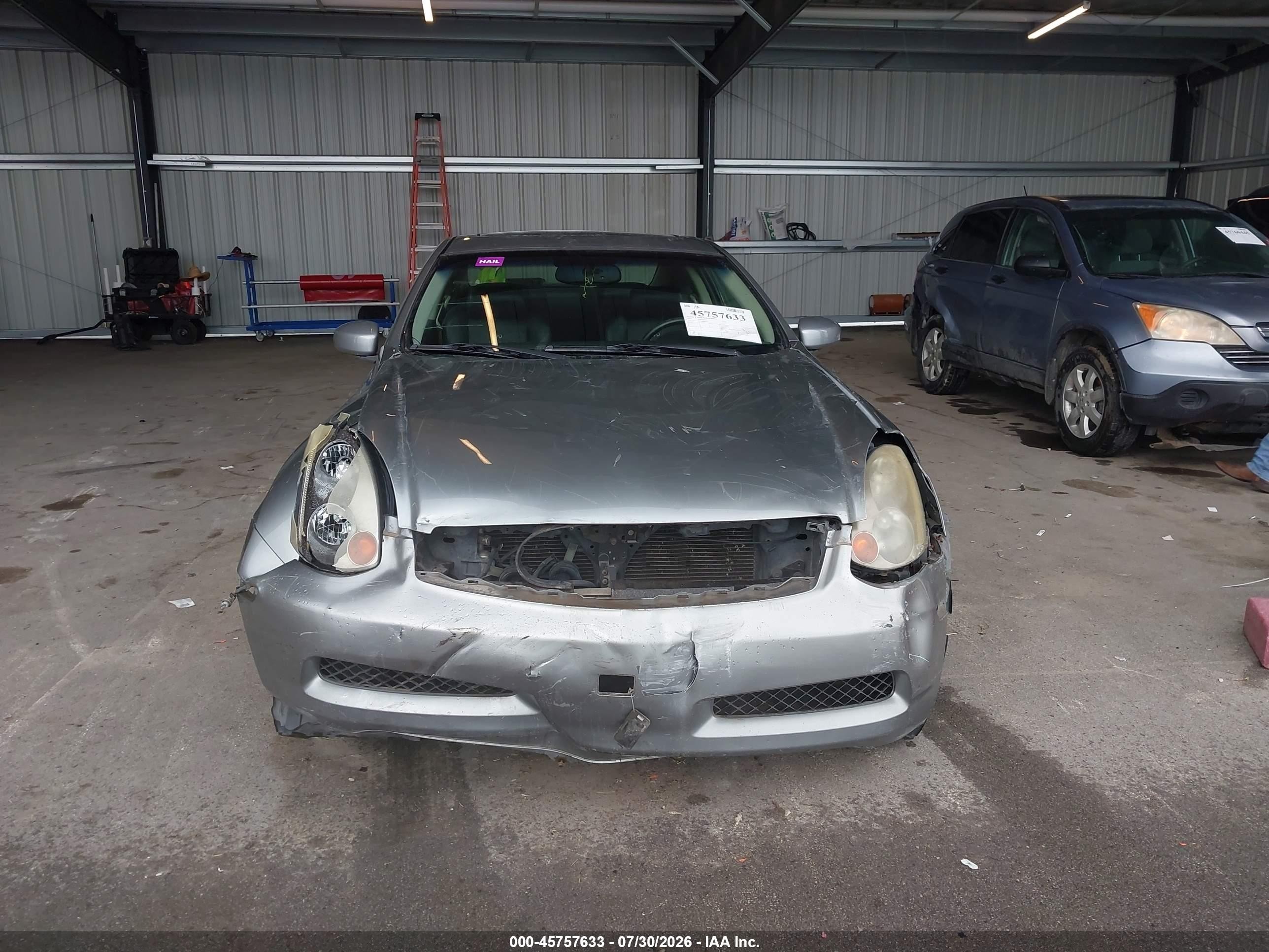 2004 Infiniti G35   Серый vin: JNKCV54E74M819585