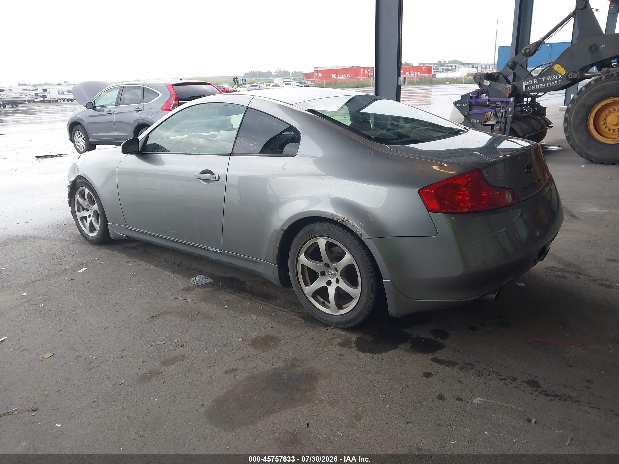 2004 Infiniti G35   Серый vin: JNKCV54E74M819585