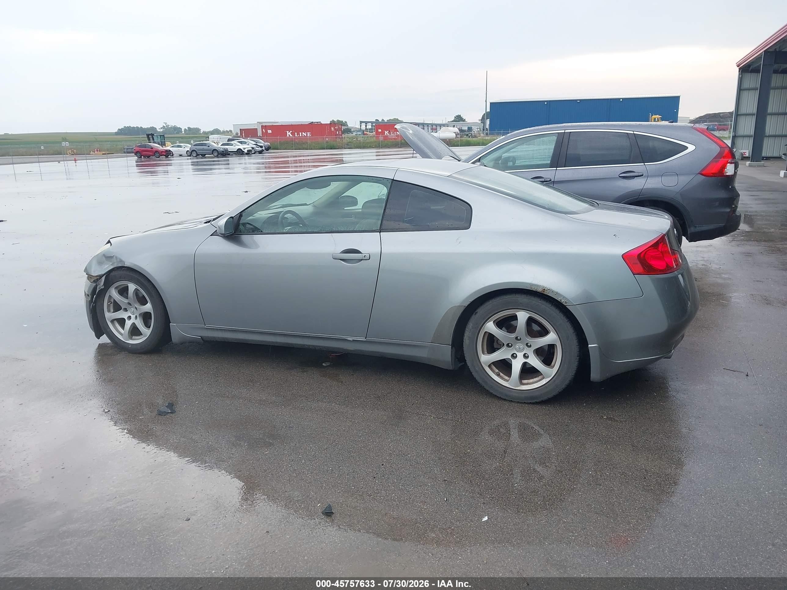 2004 Infiniti G35   Серый vin: JNKCV54E74M819585