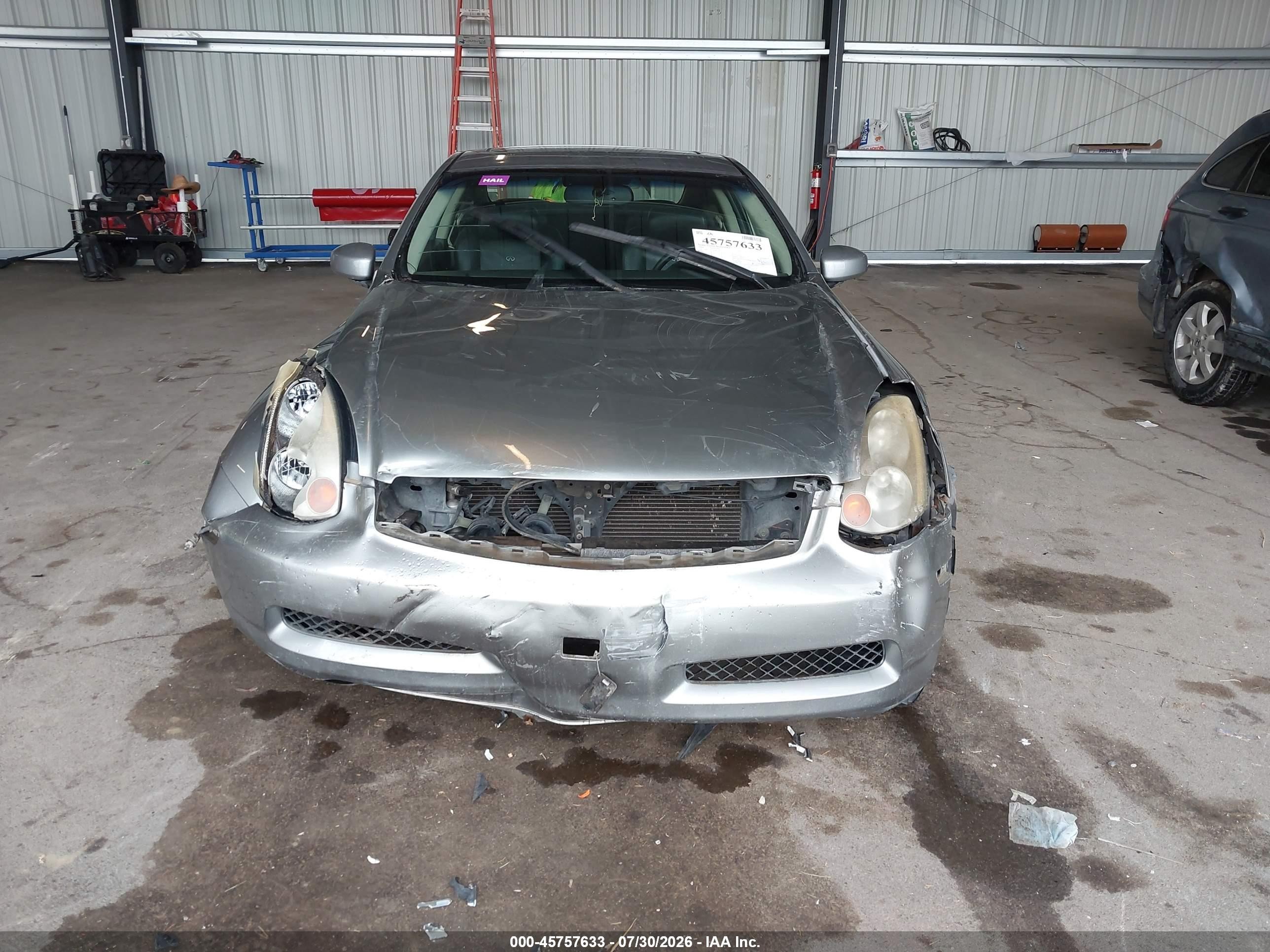 2004 Infiniti G35   Серый vin: JNKCV54E74M819585
