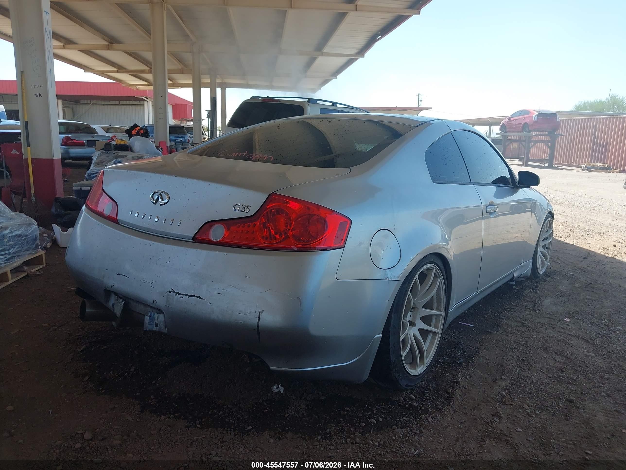 2004 Infiniti G35   Gray vin: JNKCV54E74M823376