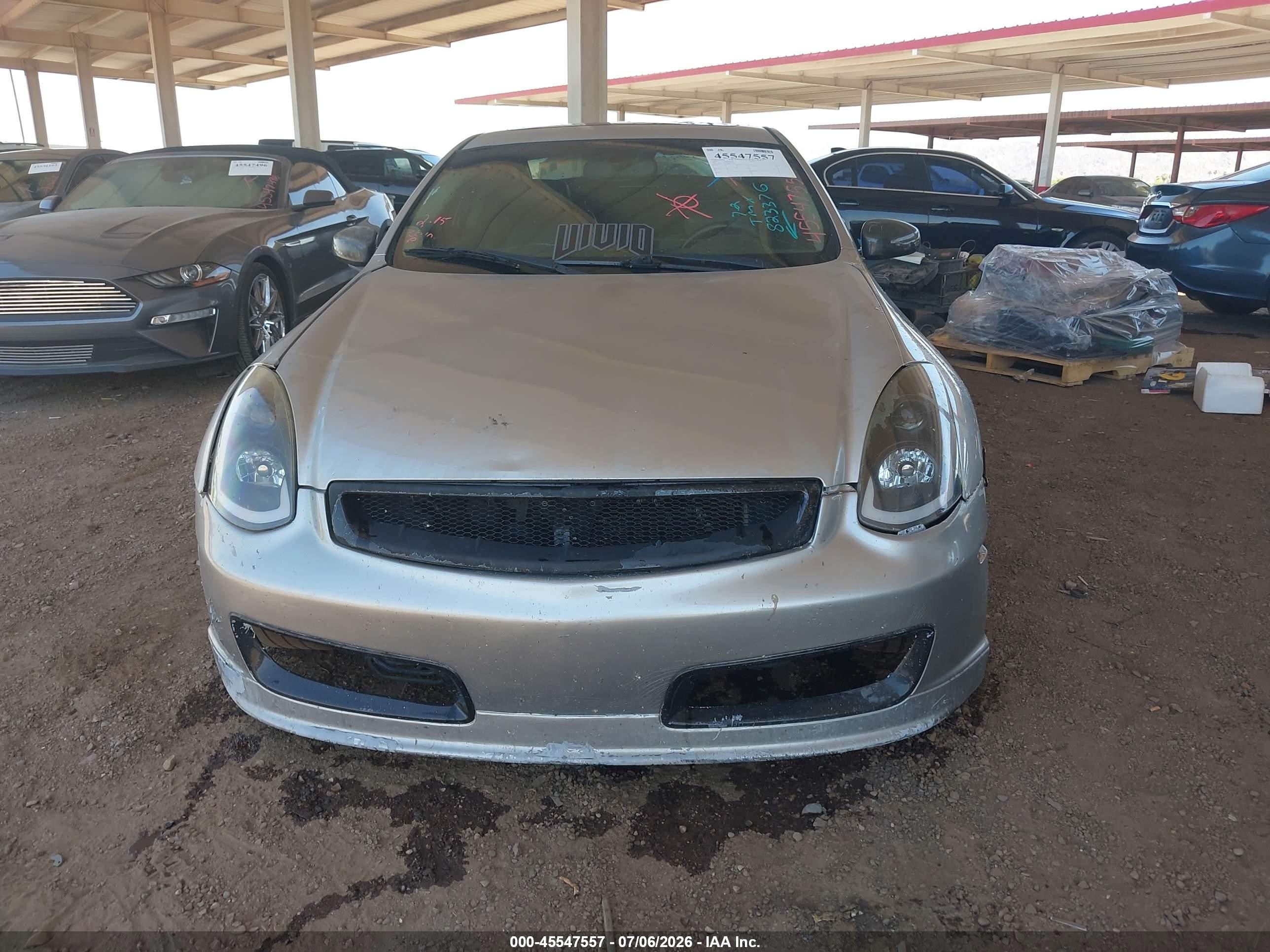 2004 Infiniti G35   Gray vin: JNKCV54E74M823376