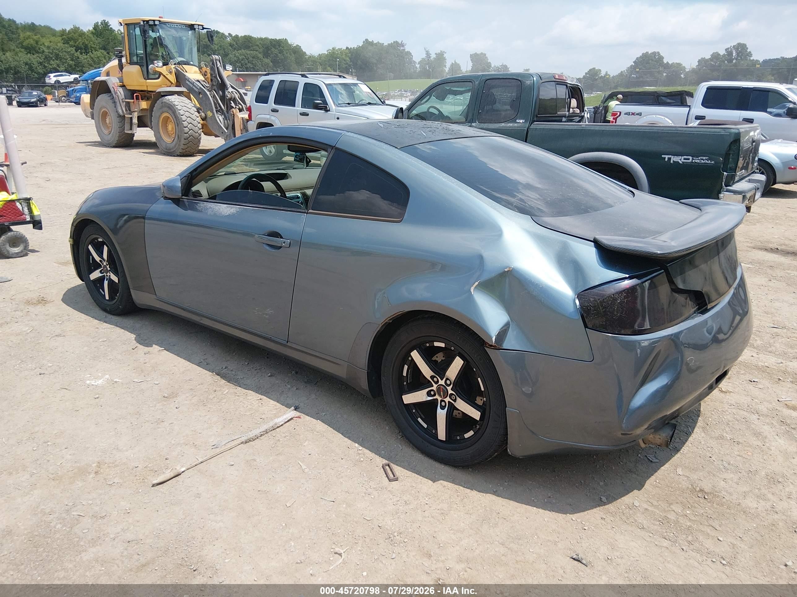 2005 Infiniti G35   Blue vin: JNKCV54E75M401660