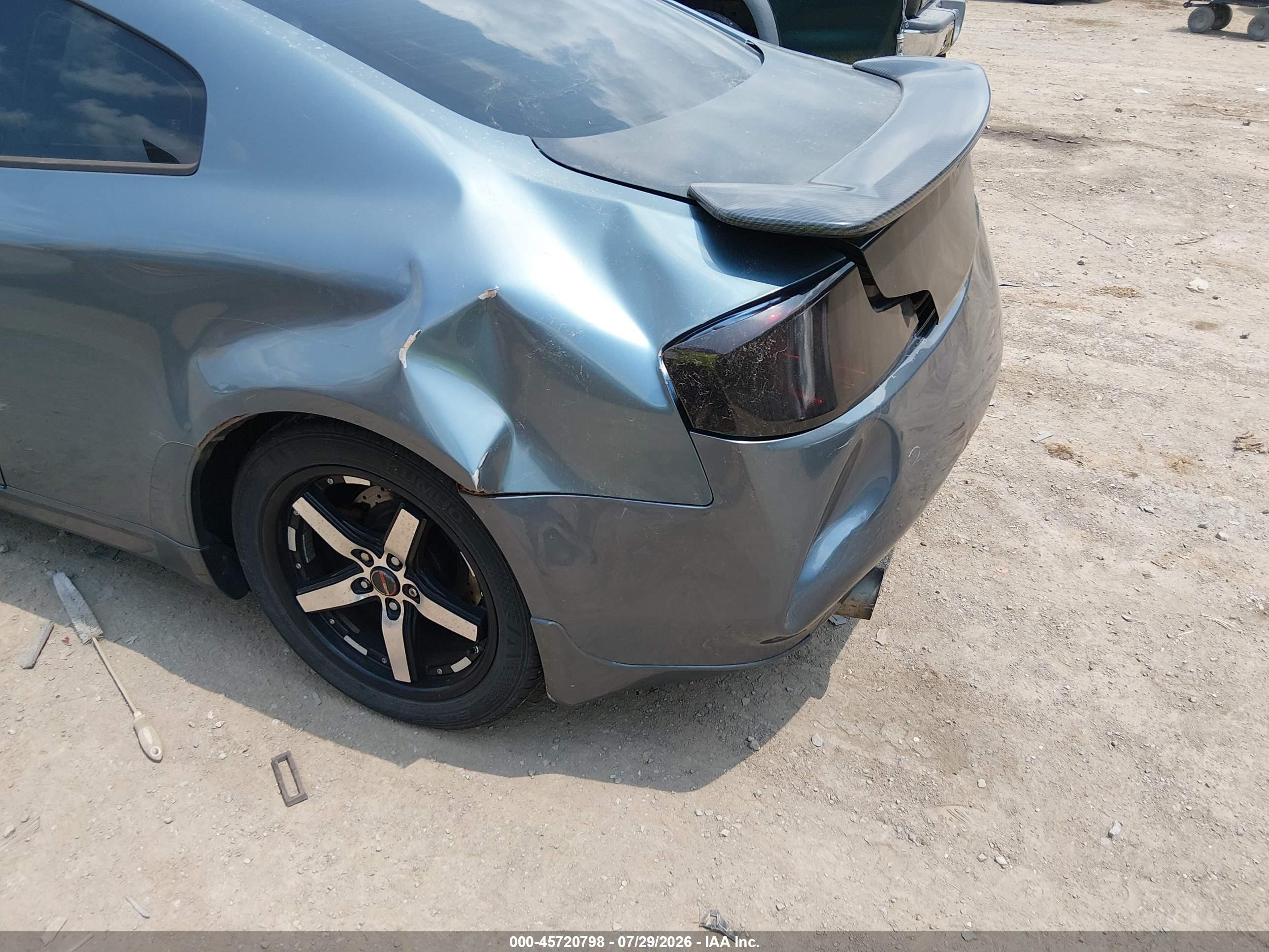 2005 Infiniti G35   Blue vin: JNKCV54E75M401660