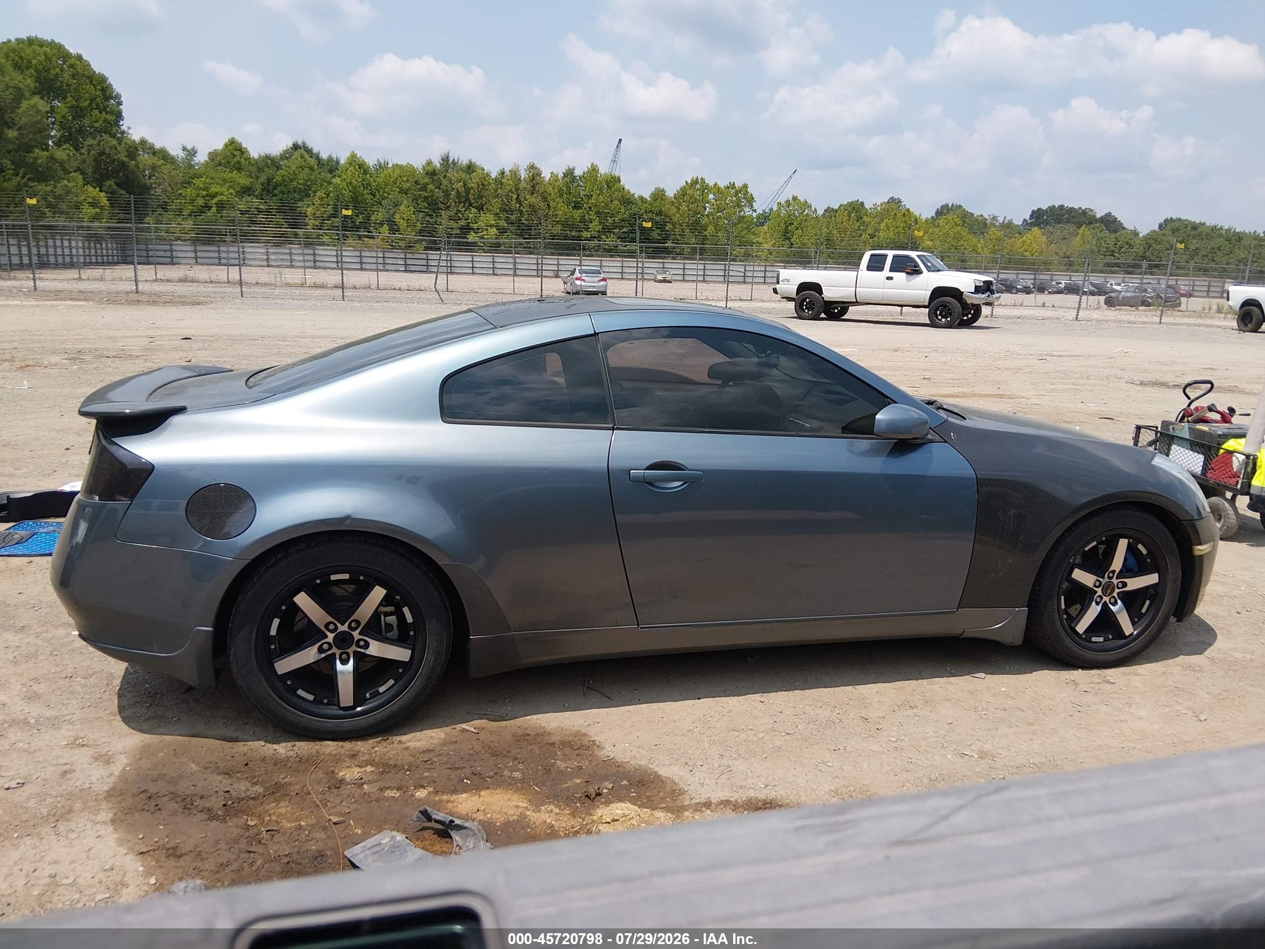 2005 Infiniti G35   Blue vin: JNKCV54E75M401660