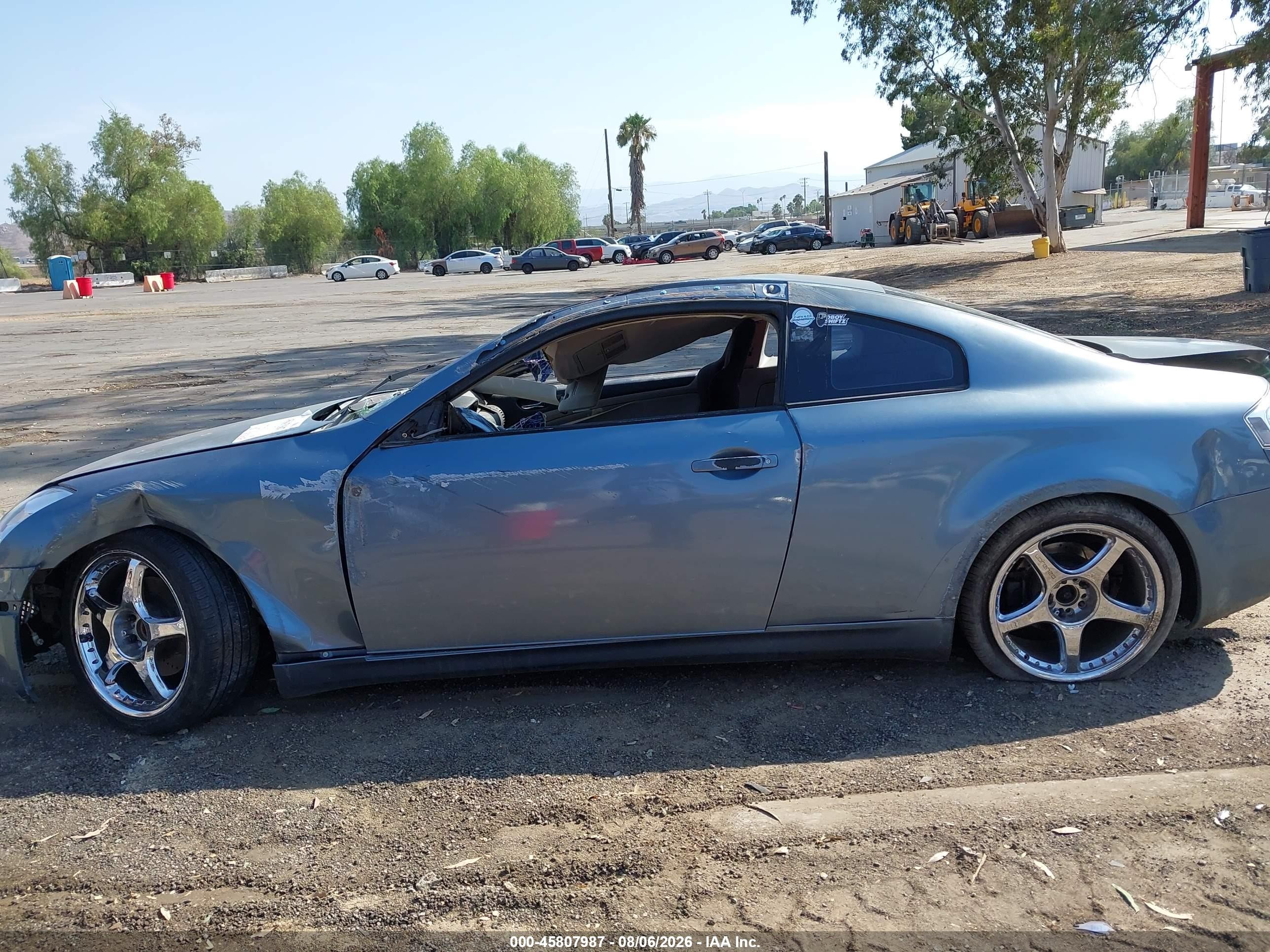 2005 Infiniti G35   Blue vin: JNKCV54E75M407748