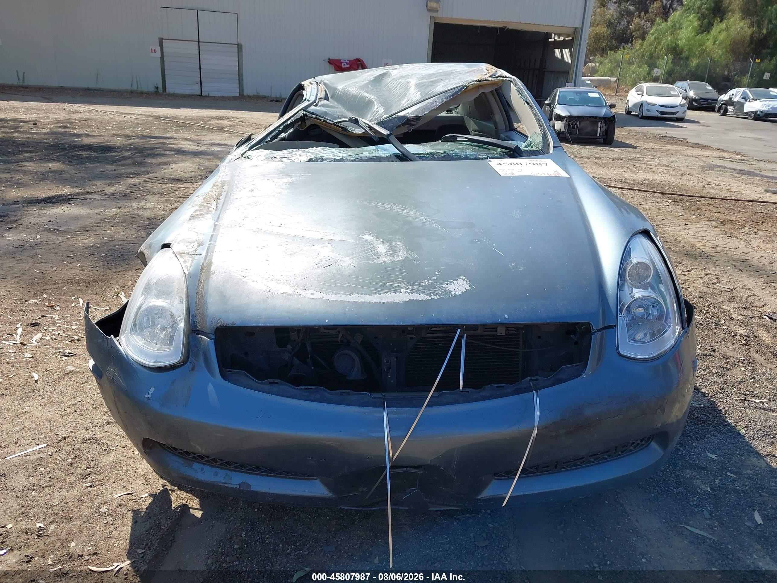 2005 Infiniti G35   Blue vin: JNKCV54E75M407748