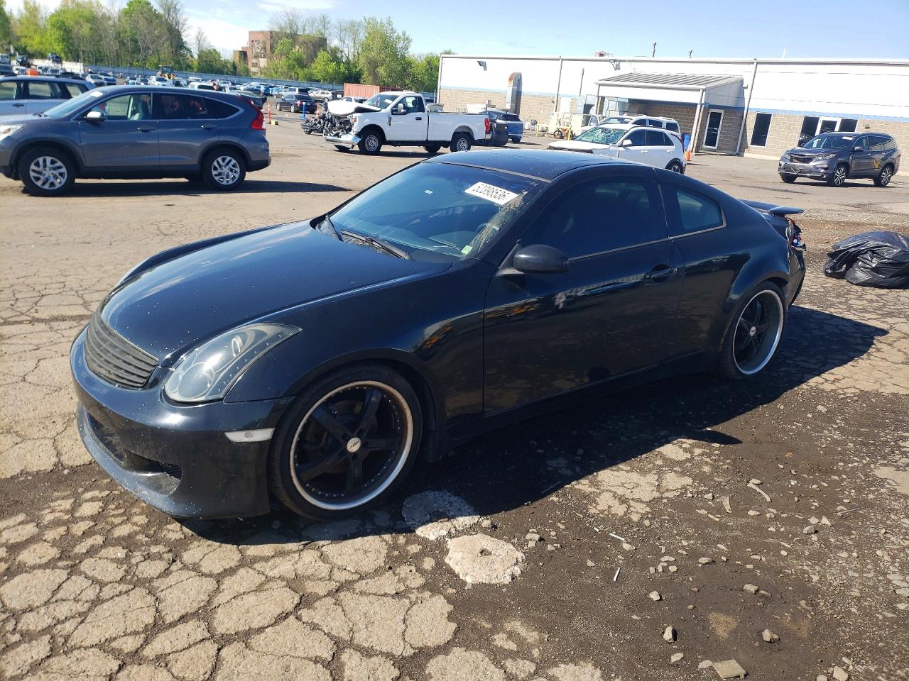 2005 Infiniti G35 Base Black vin: JNKCV54E75M421391