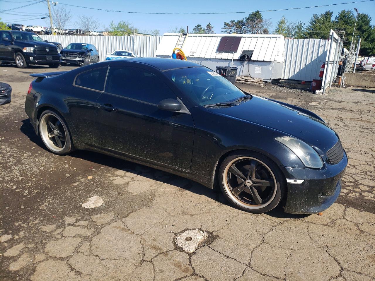 2005 Infiniti G35 Base Black vin: JNKCV54E75M421391