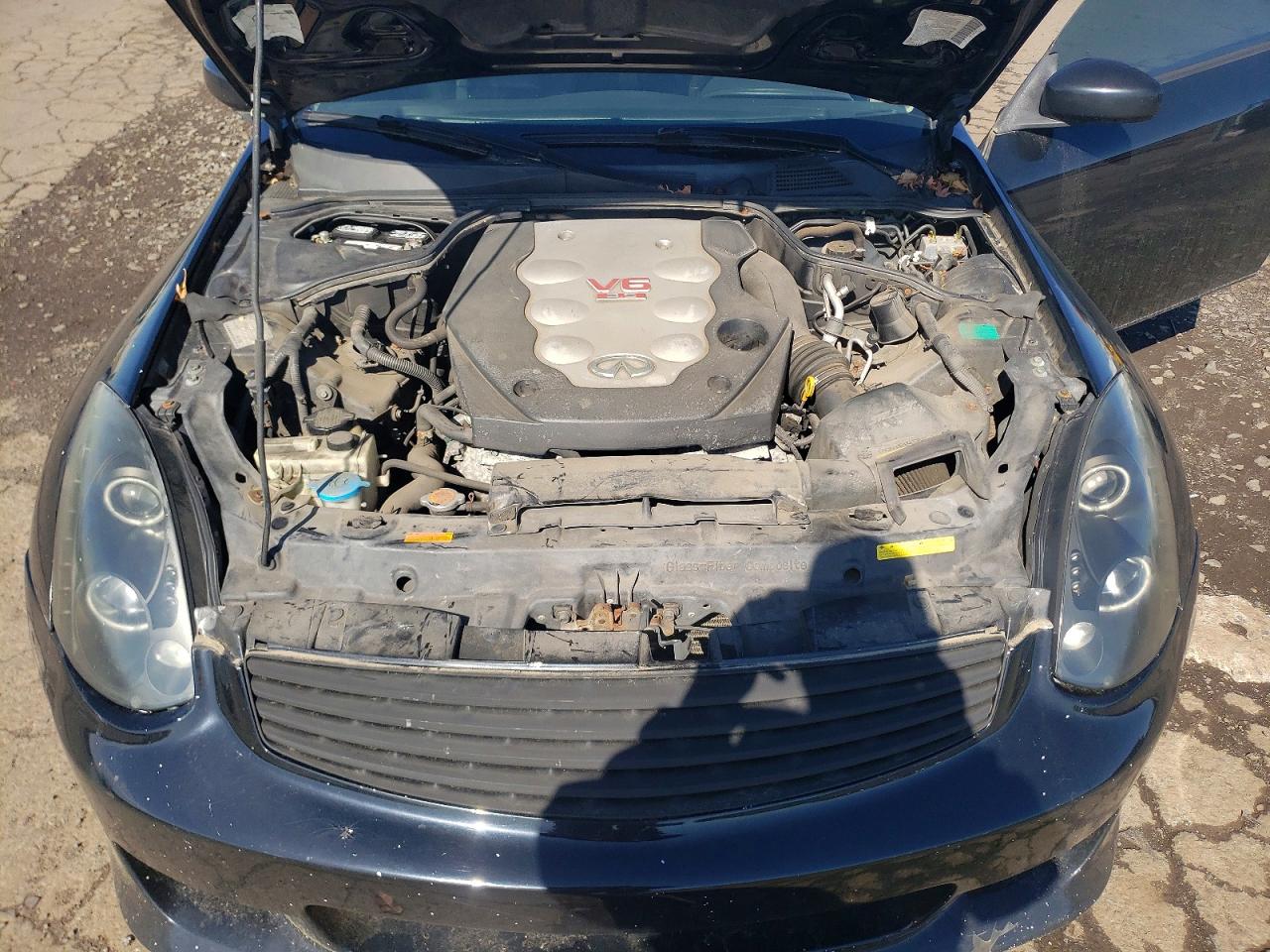 2005 Infiniti G35 Base Black vin: JNKCV54E75M421391