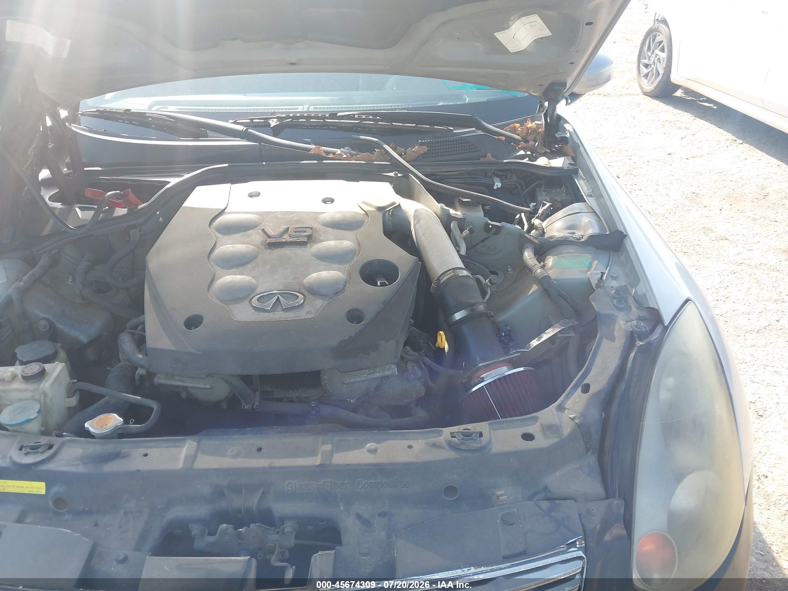 2004 Infiniti G35   Черный vin: JNKCV54E84M302375