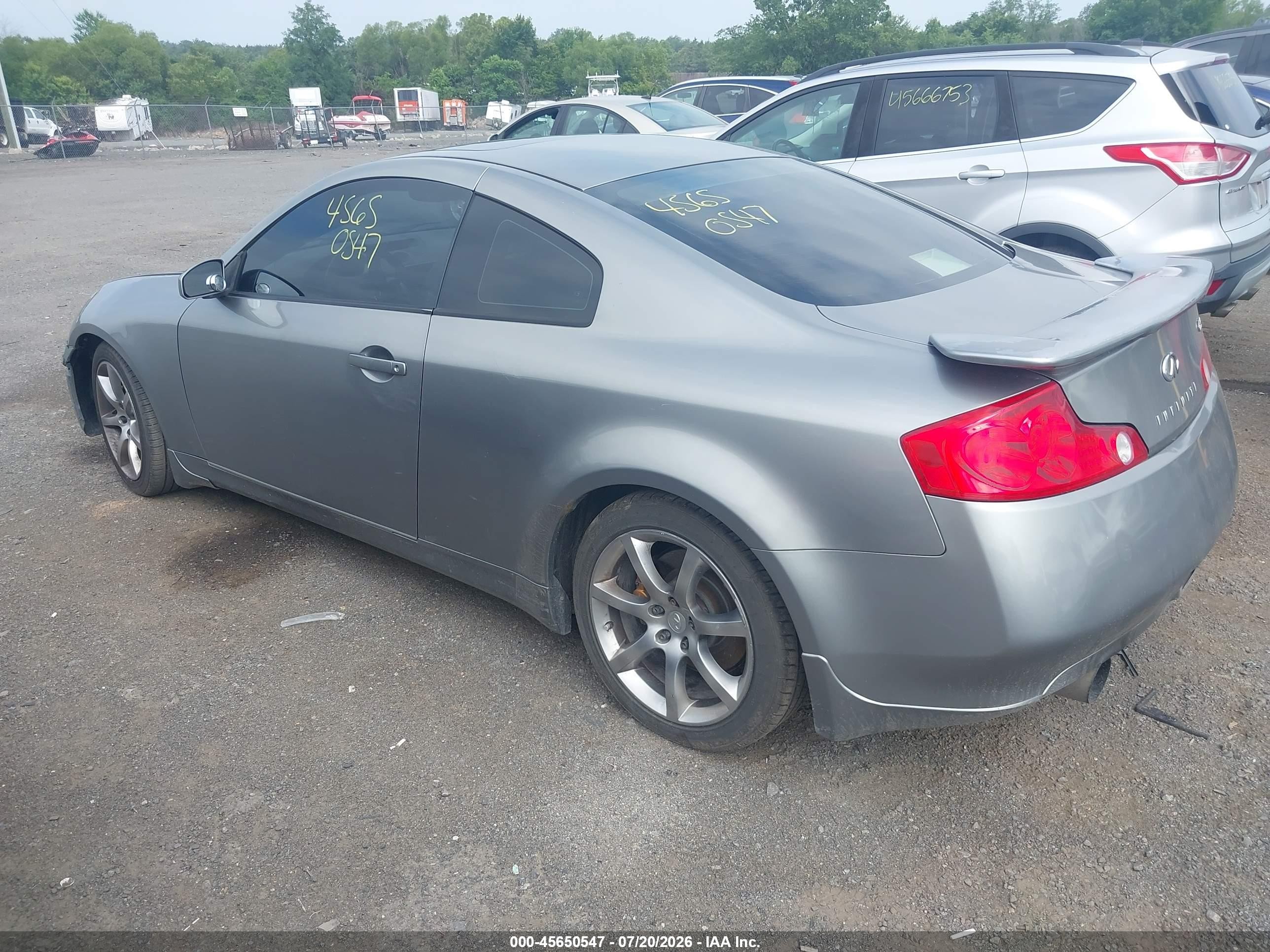 2004 Infiniti G35   Silver vin: JNKCV54E84M823760