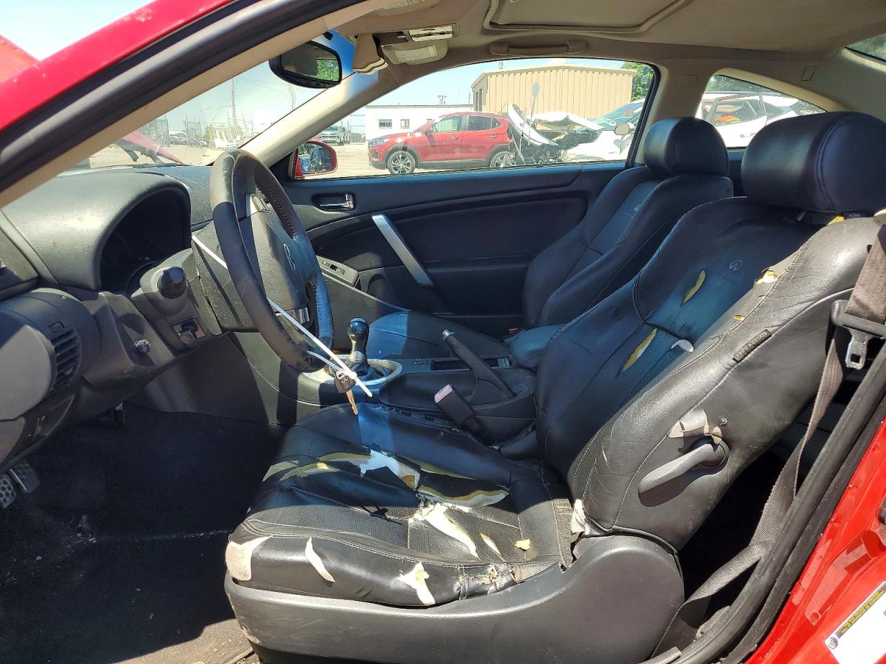 2005 Infiniti G35 Base Red vin: JNKCV54E85M408763