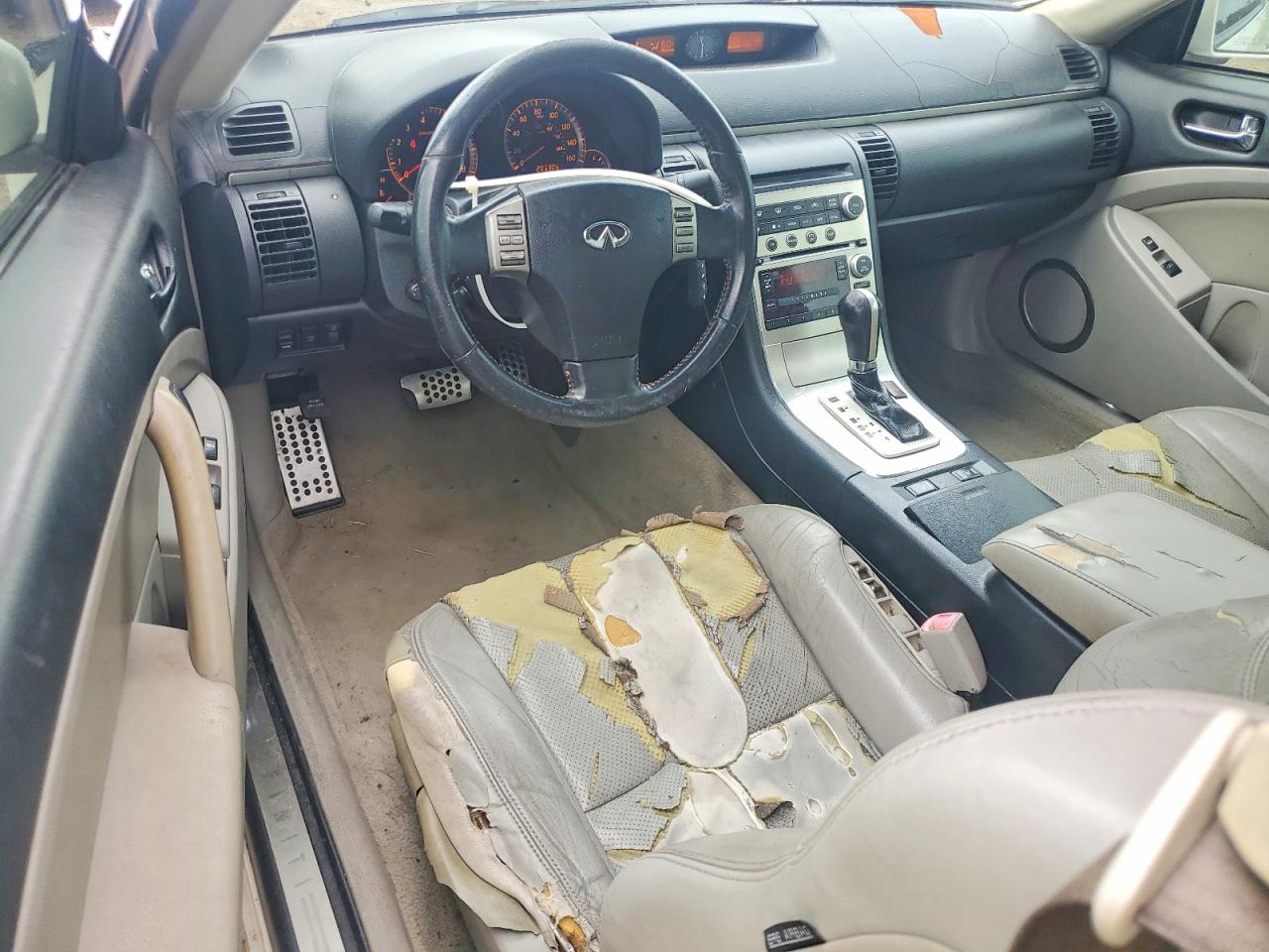 2005 Infiniti G35 Base White vin: JNKCV54E85M419892