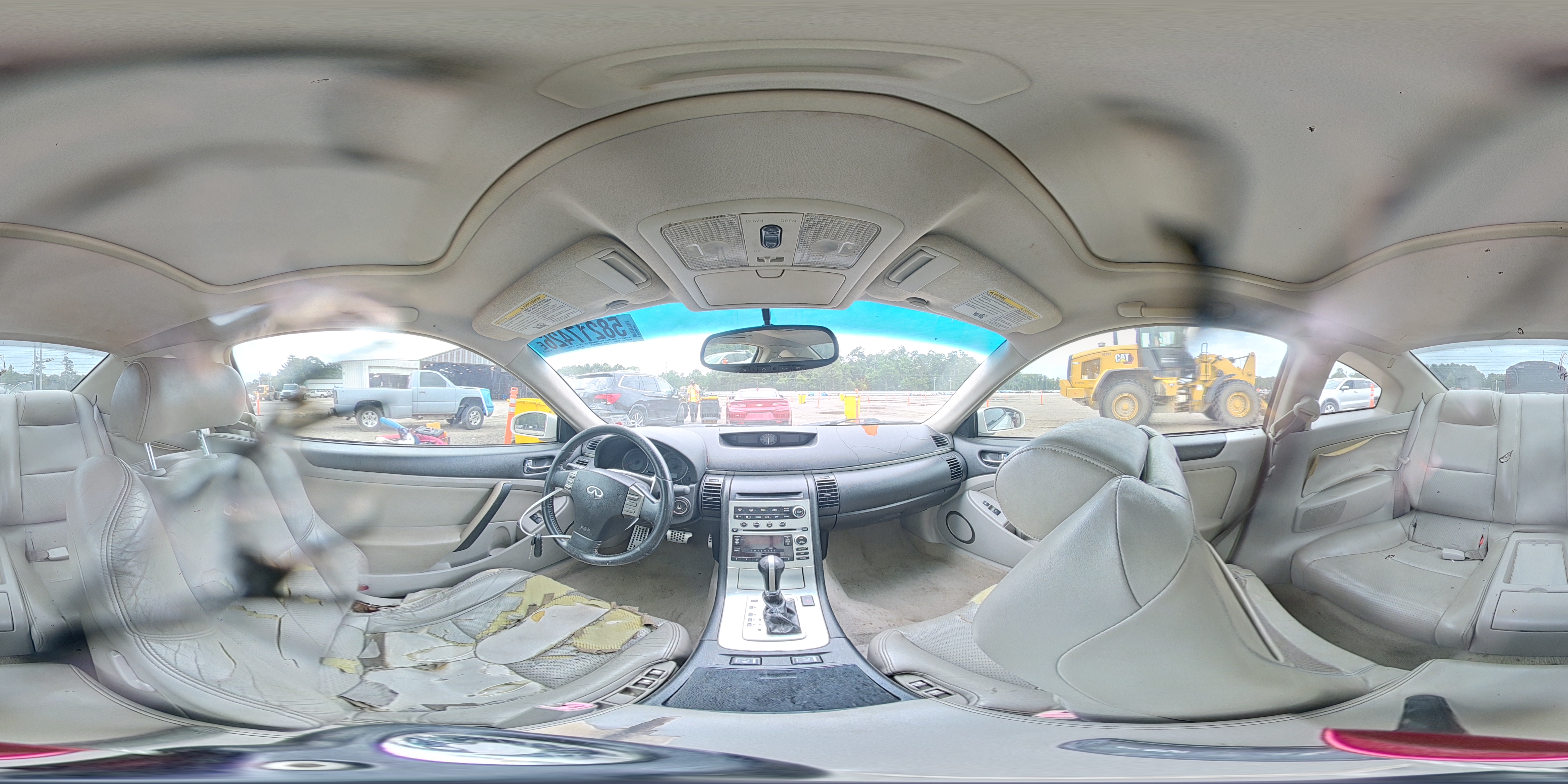 2005 Infiniti G35 Base White vin: JNKCV54E85M419892