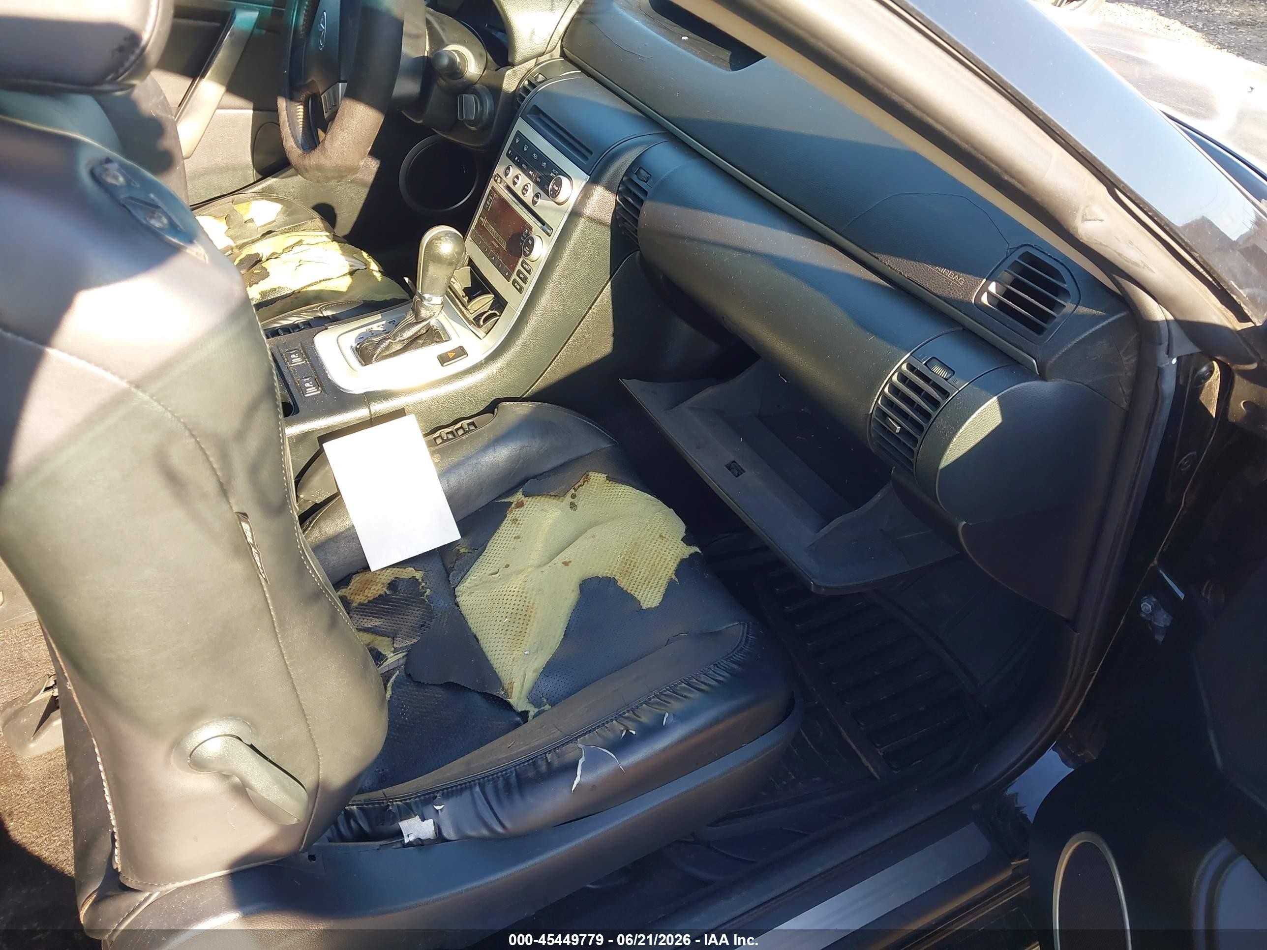 2006 Infiniti G35   Black vin: JNKCV54E86M703279
