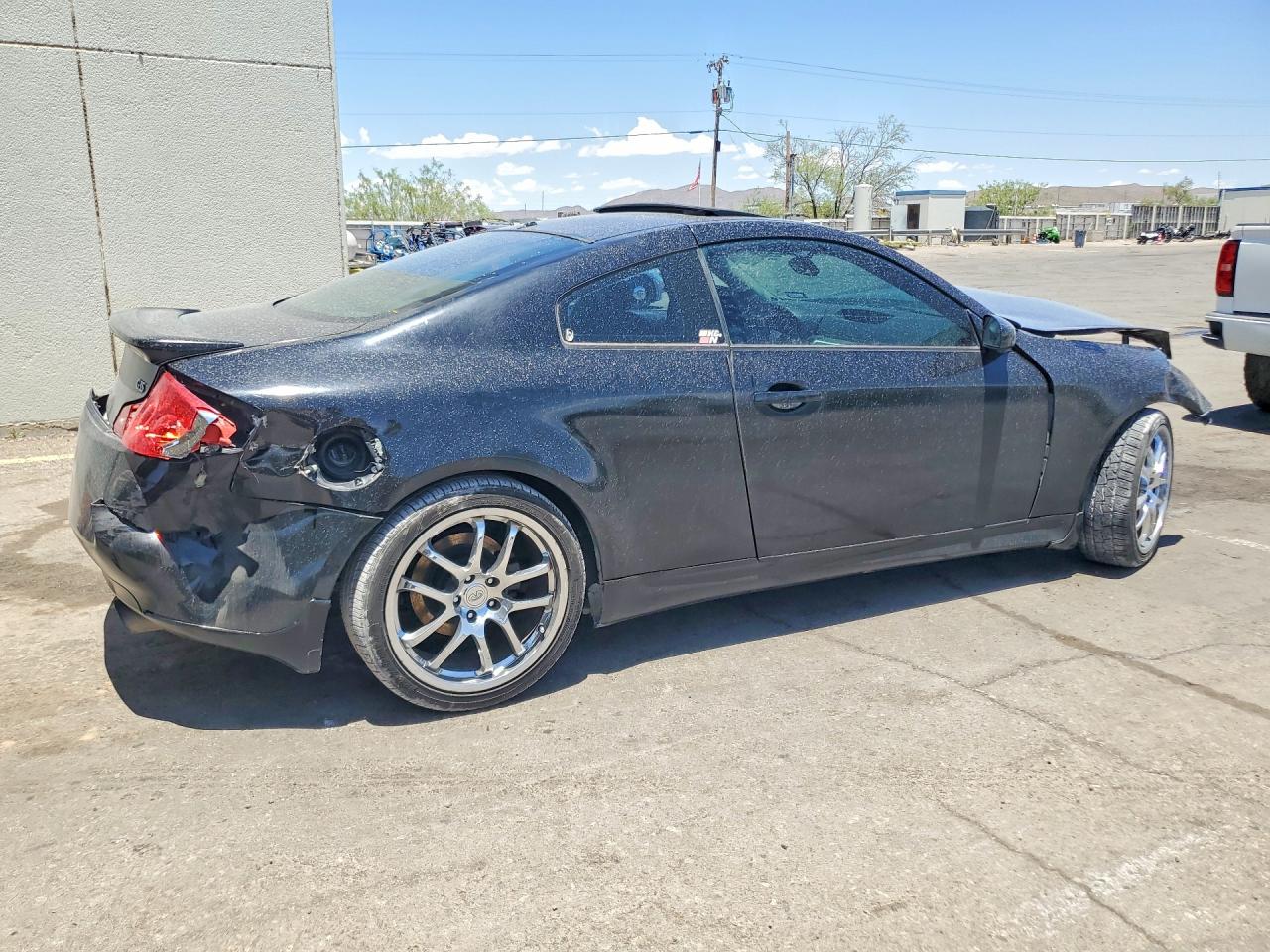2007 Infiniti G35 Base Black vin: JNKCV54E87M904620