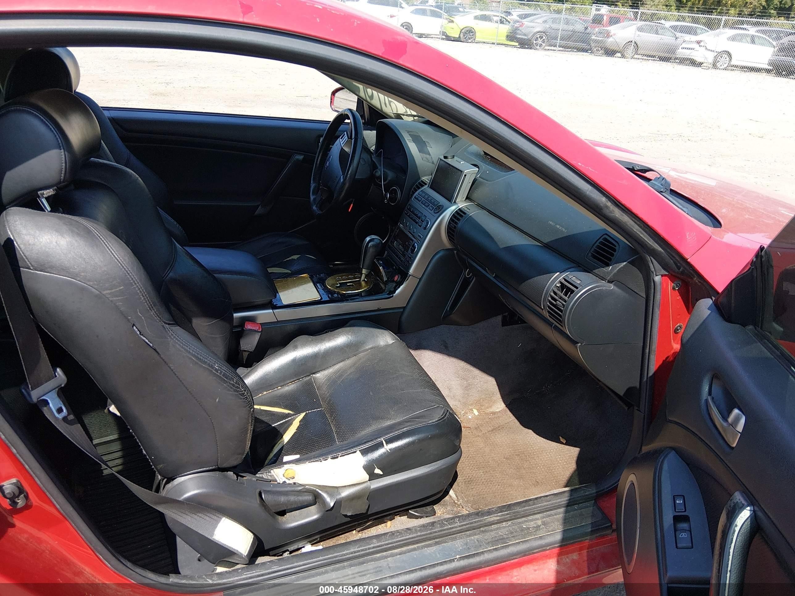 2003 Infiniti G35 Base W/leather Red vin: JNKCV54E93M212943