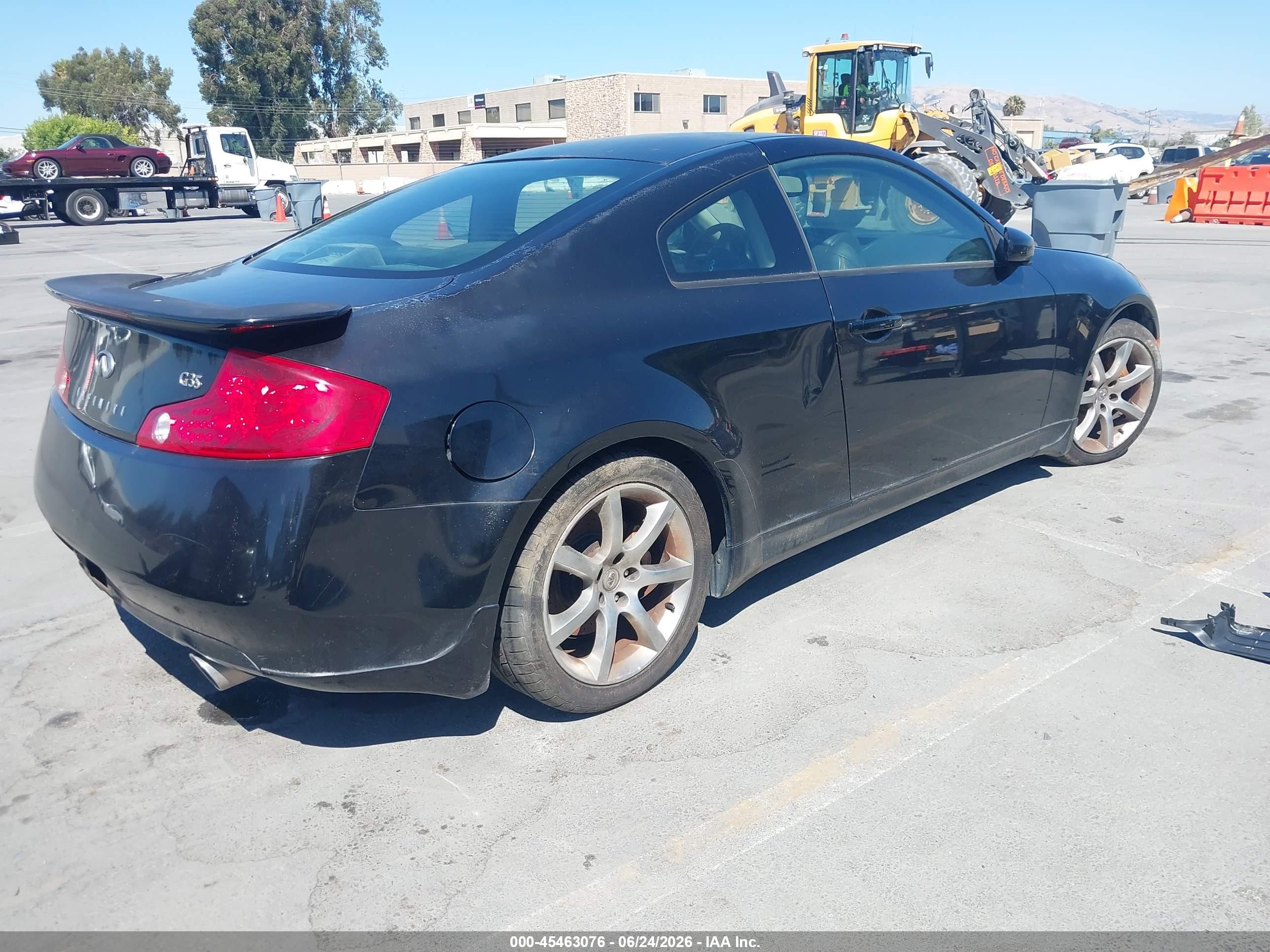 2003 Infiniti G35 Base W/6 Speed Manual Black vin: JNKCV54E93M219567