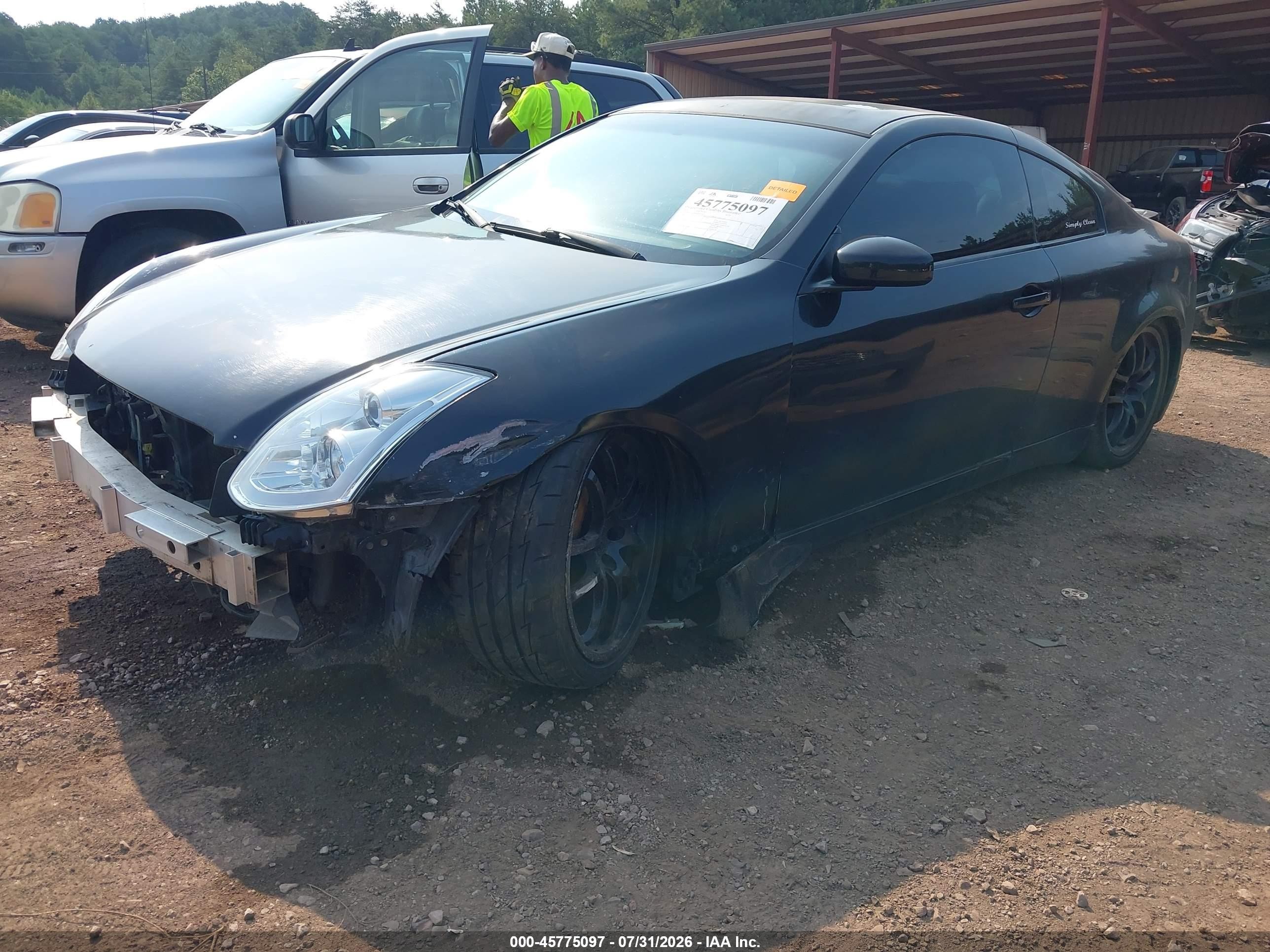 2004 Infiniti G35   Black vin: JNKCV54E94M300053